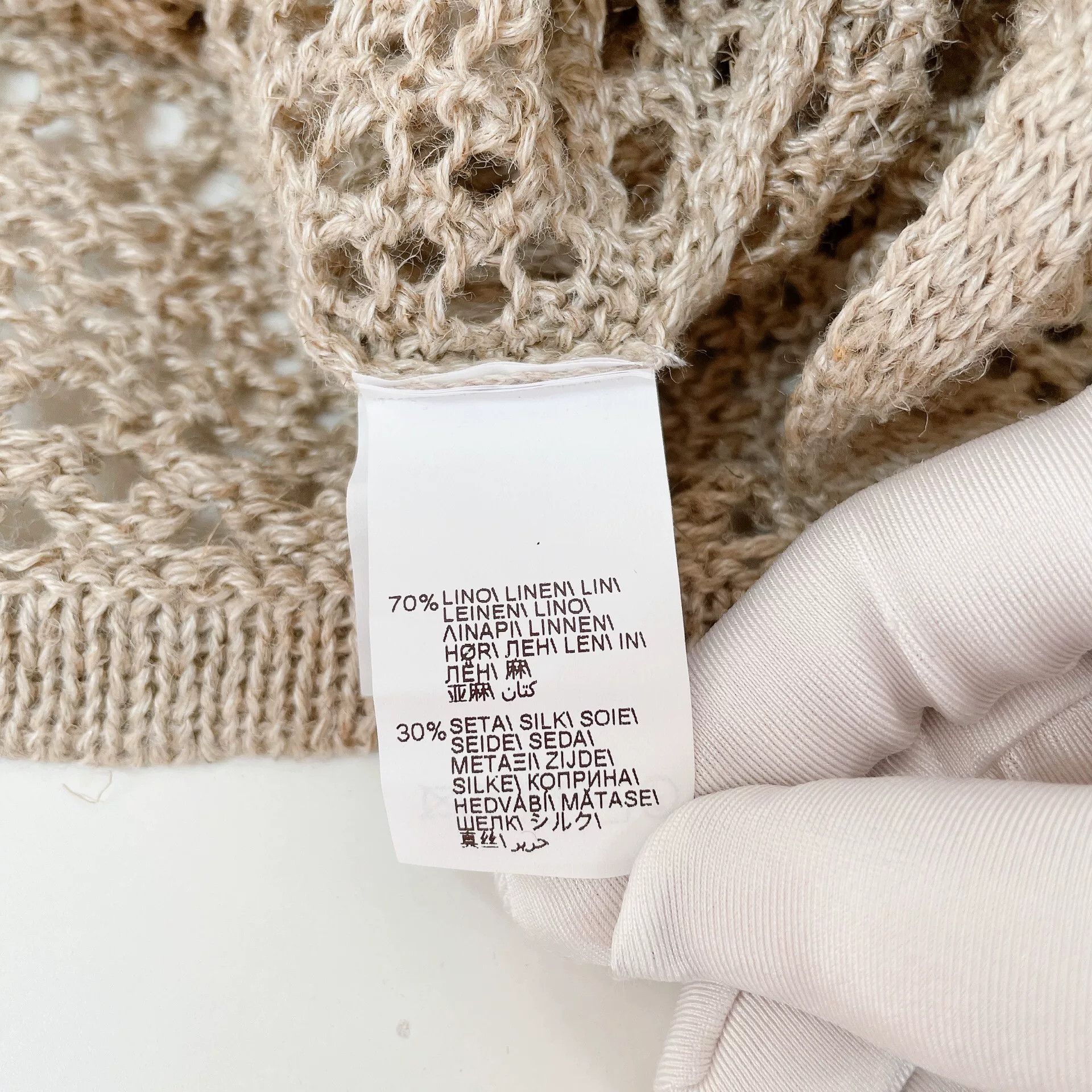 Brunello Cucinelli Brunello Cucinelli Long Hollow-Knit Coat Size US XS / EU 42 / 0 - 7 Thumbnail