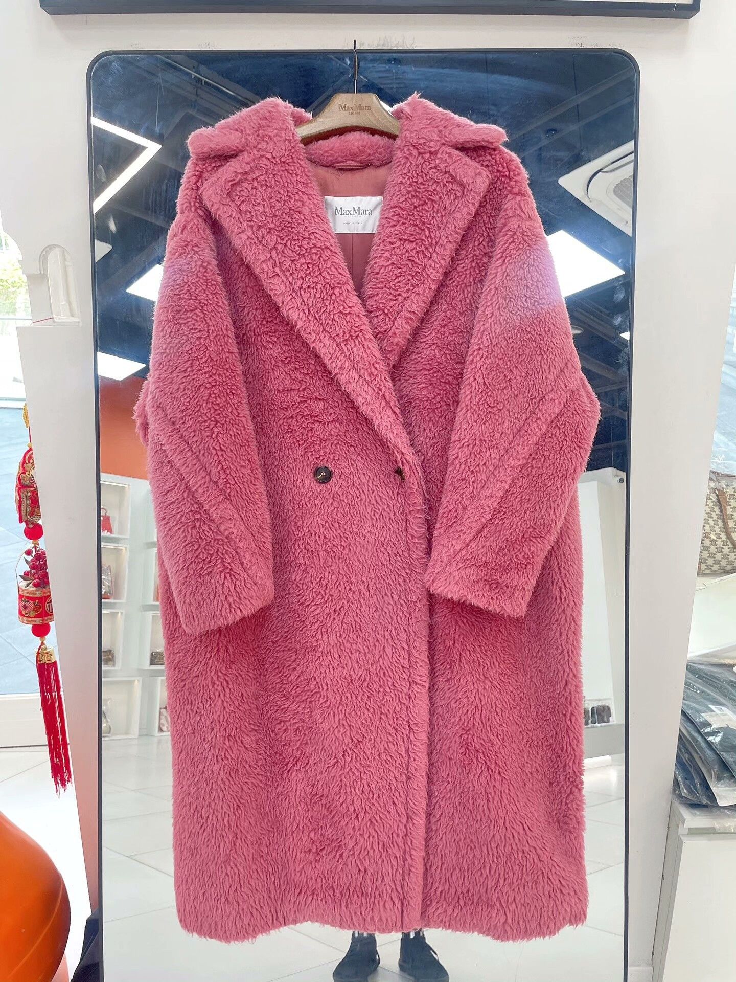 Max Mara maxmara raspberry pink teddy coat size S Size US S / EU 44-46 / 1 - 2 Thumbnail