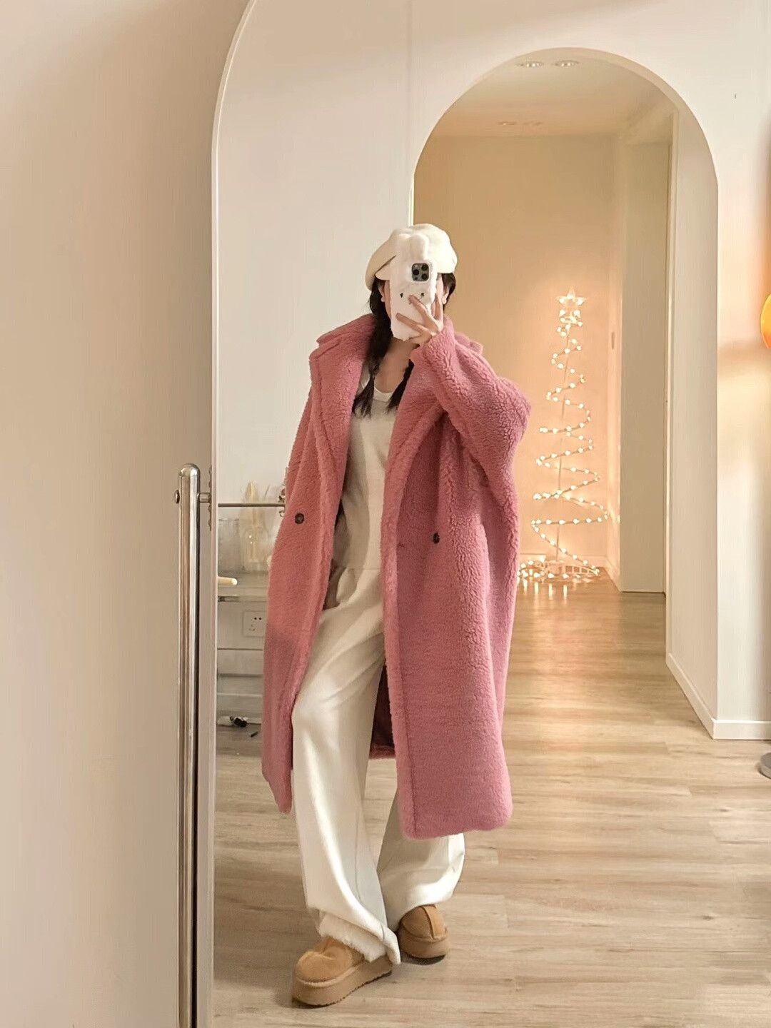 Max Mara maxmara raspberry pink teddy coat size S Size US S / EU 44-46 / 1 - 3 Thumbnail