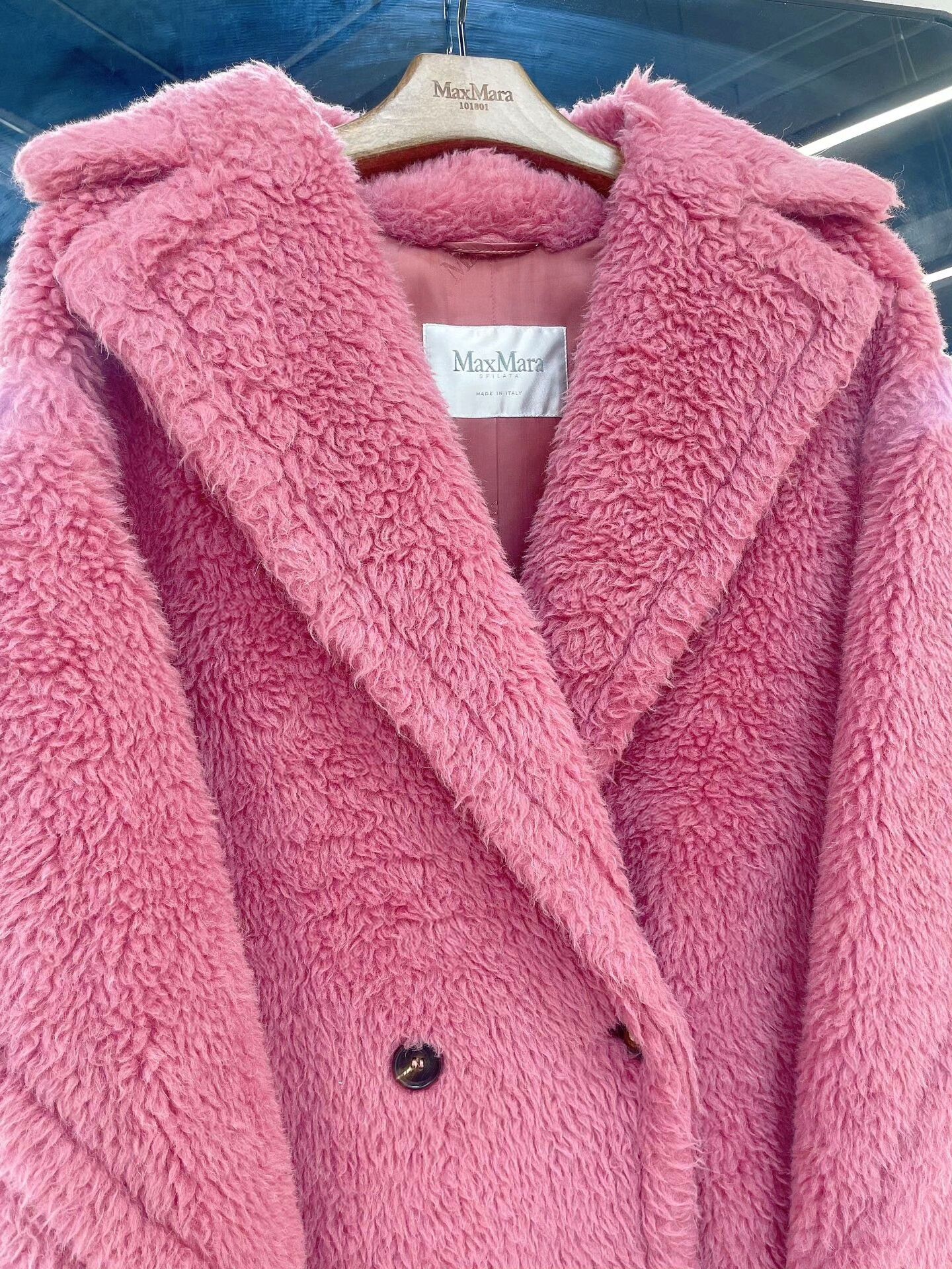 Max Mara maxmara raspberry pink teddy coat size S Size US S / EU 44-46 / 1 - 8 Thumbnail