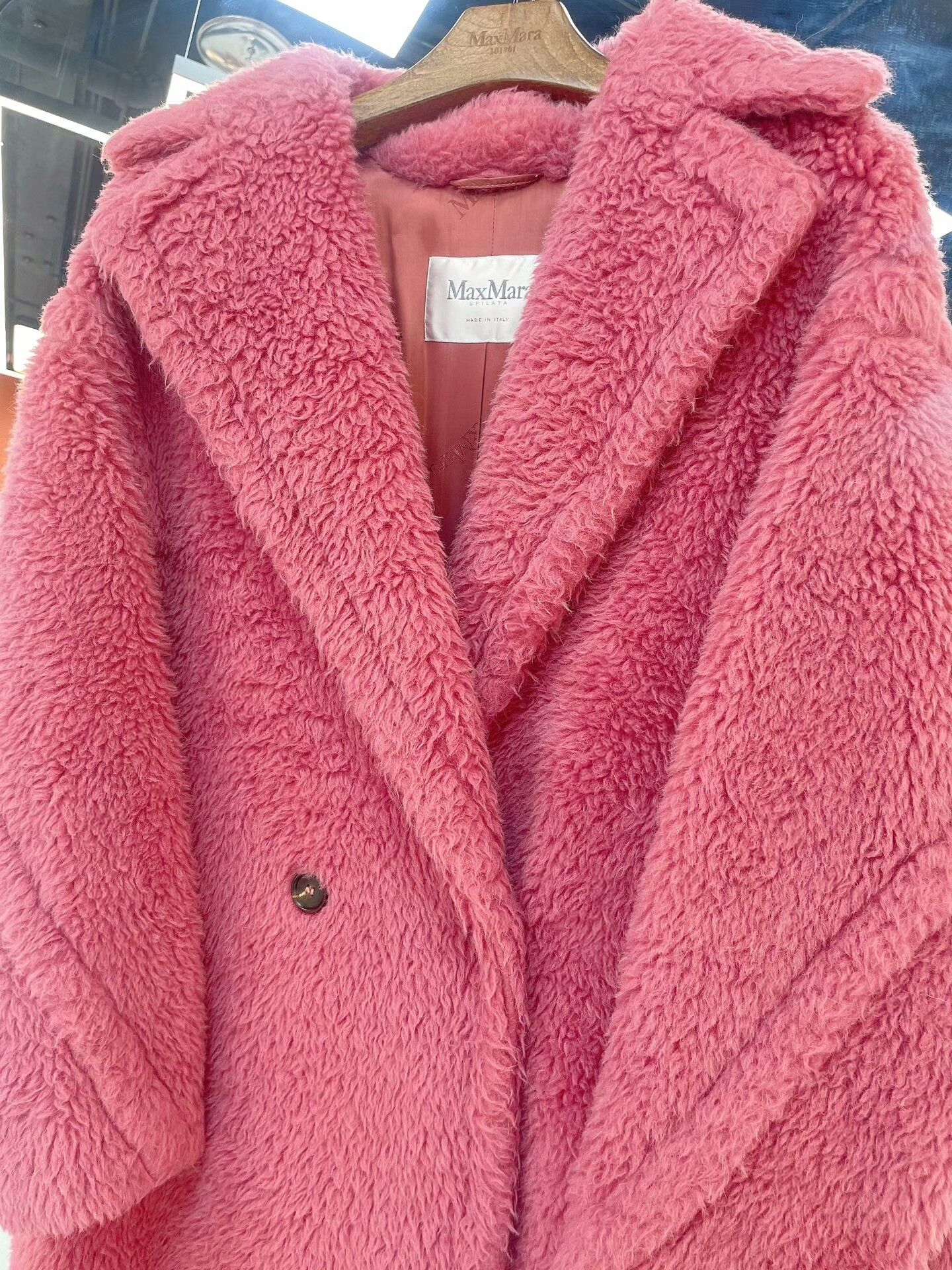 Max Mara maxmara raspberry pink teddy coat size s Size US S / EU 44-46 / 1 - 7 Thumbnail