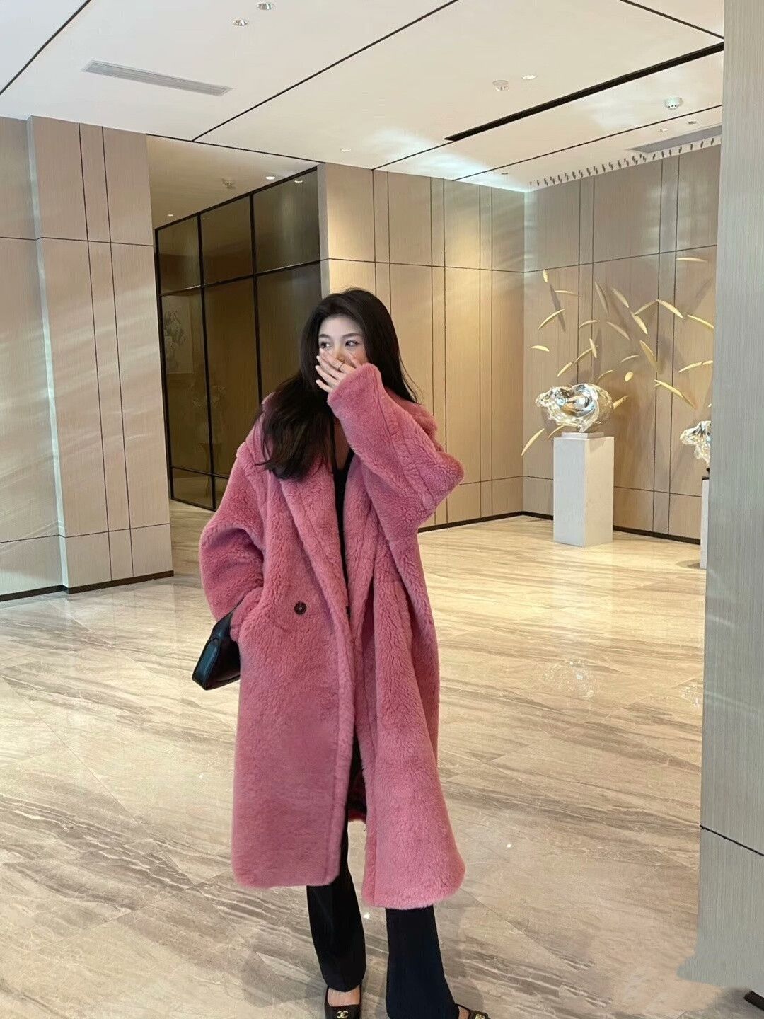 Max Mara maxmara raspberry pink teddy coat size s Size US S / EU 44-46 / 1 - 5 Thumbnail