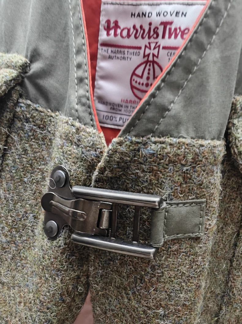 Nigel Cabourn Nigel Cabourn Ventile Harris Tweed Vest Size US L / EU 52-54 / 3 - 2 Thumbnail