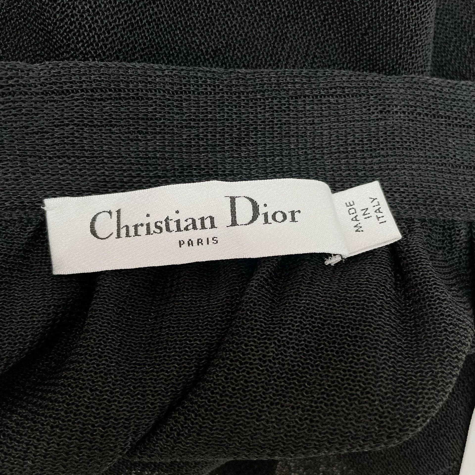 Dior Christian Dior Black Lace Mesh Skirt Size US 38 / EU 54 - 5 Thumbnail