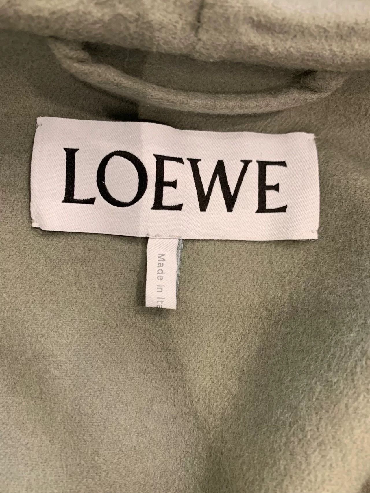 Loewe LOEWE Green Belted Hooded Coat Size US S / EU 44-46 / 1 - 4 Thumbnail