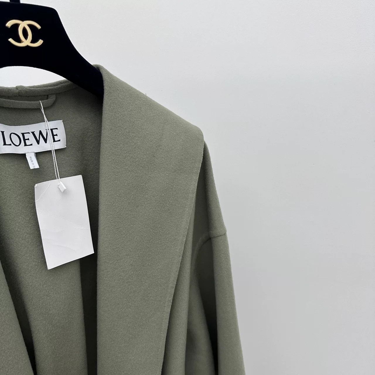 Loewe LOEWE Green Belted Hooded Coat Size US S / EU 44-46 / 1 - 3 Thumbnail