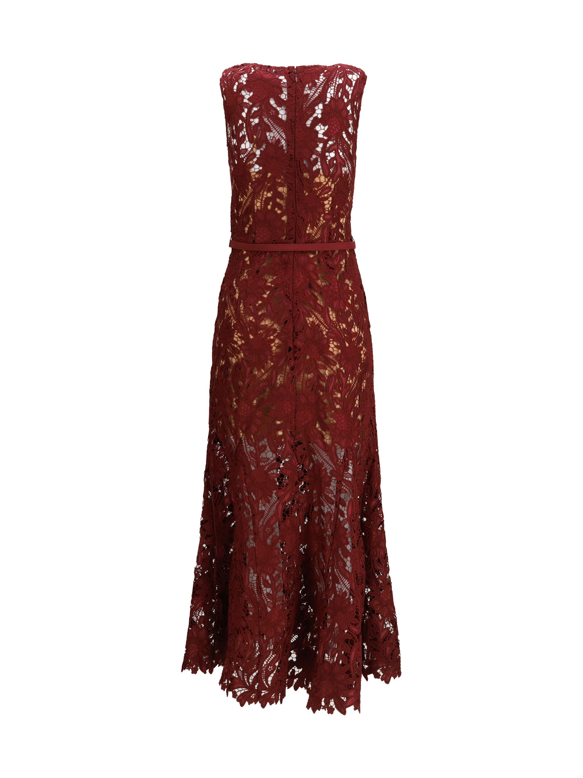 Self-Portrait Guipure lace midi Dress Size S / US 4 / IT 40 - 2 Thumbnail