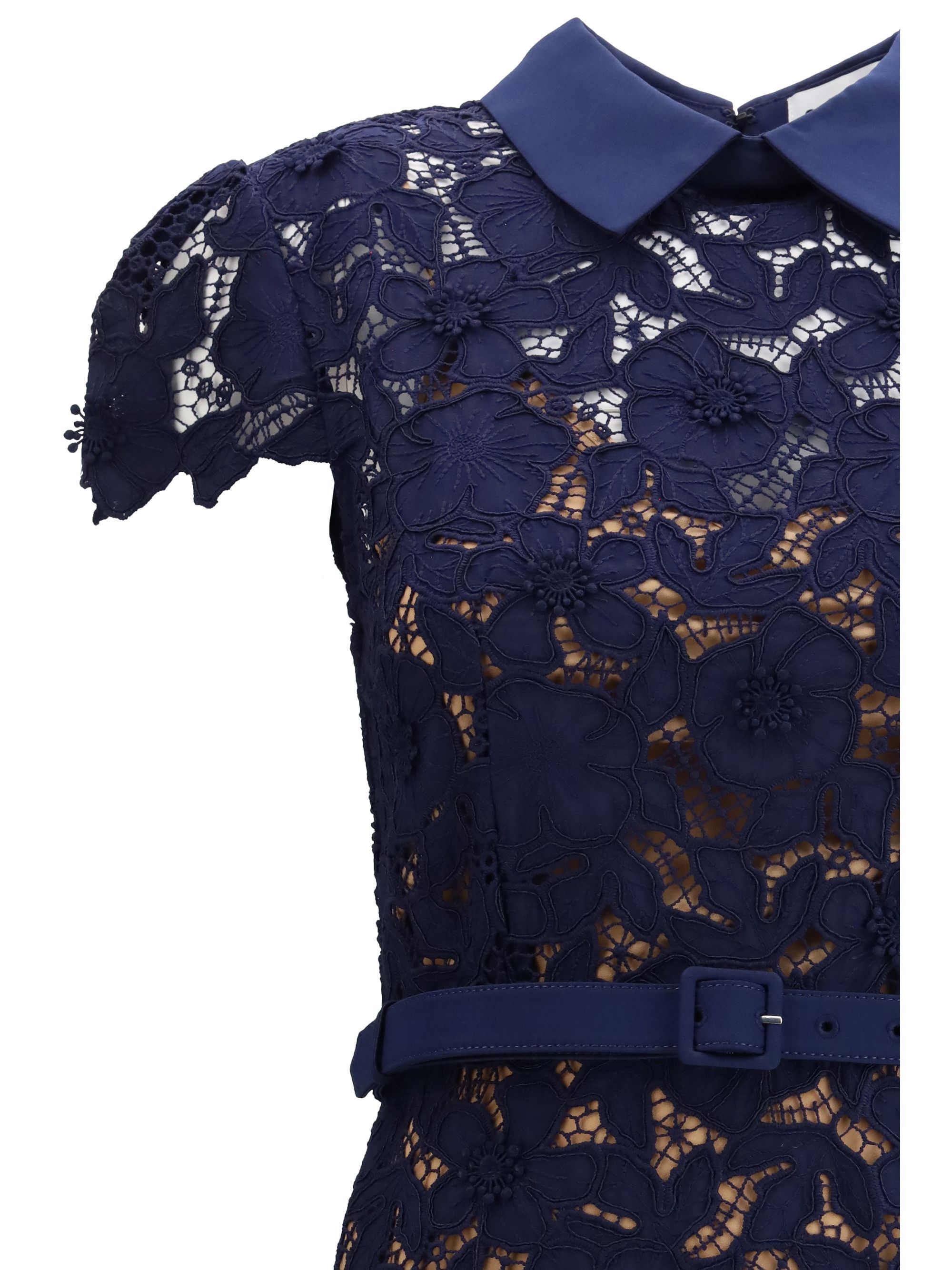 Self-Portrait Guipure lace midi Dress Size M / US 6-8 / IT 42-44 - 3 Thumbnail