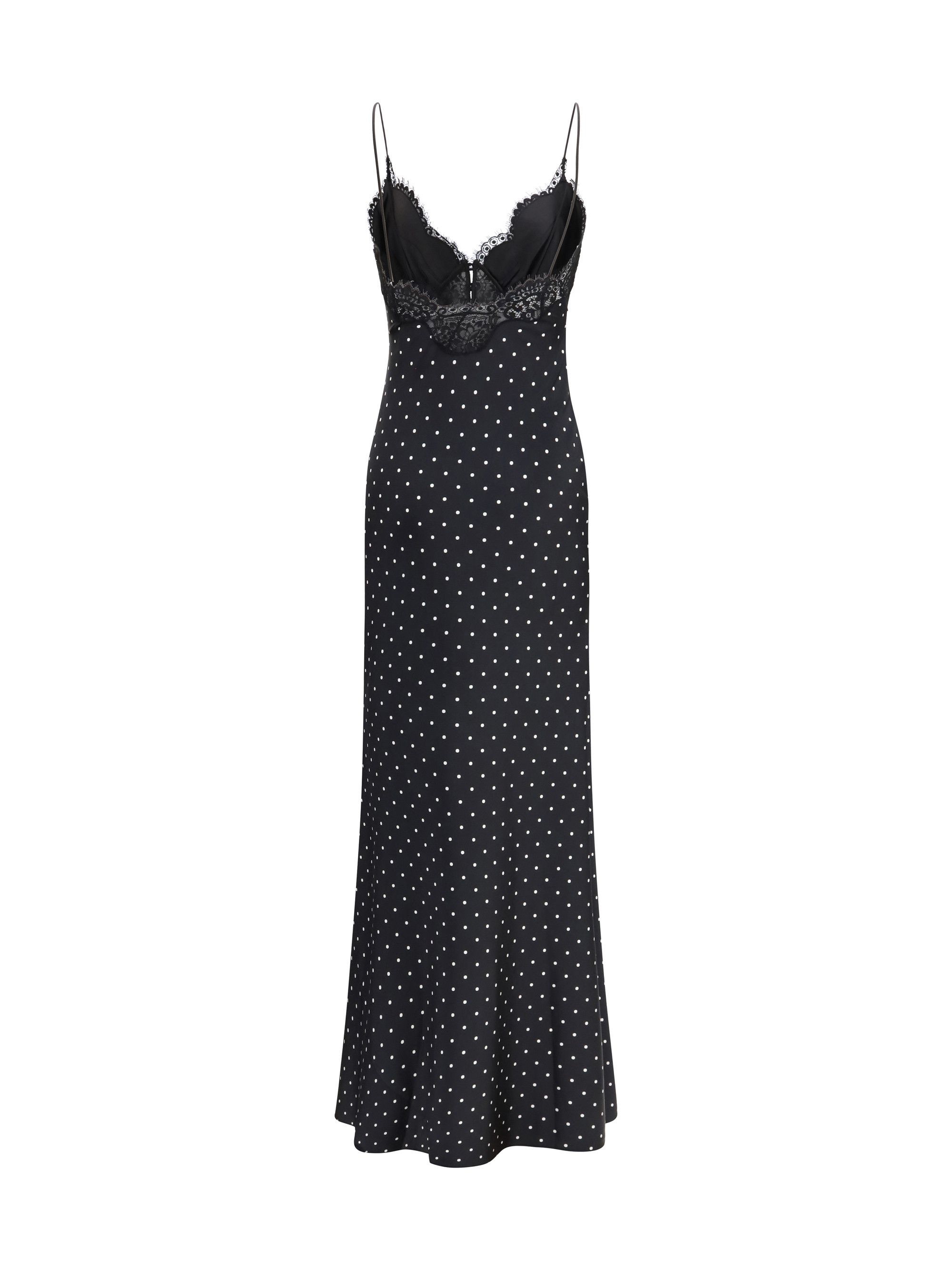Self-Portrait Polka dot satin maxi Dress Size XS / US 0-2 / IT 36-38 - 2 Thumbnail