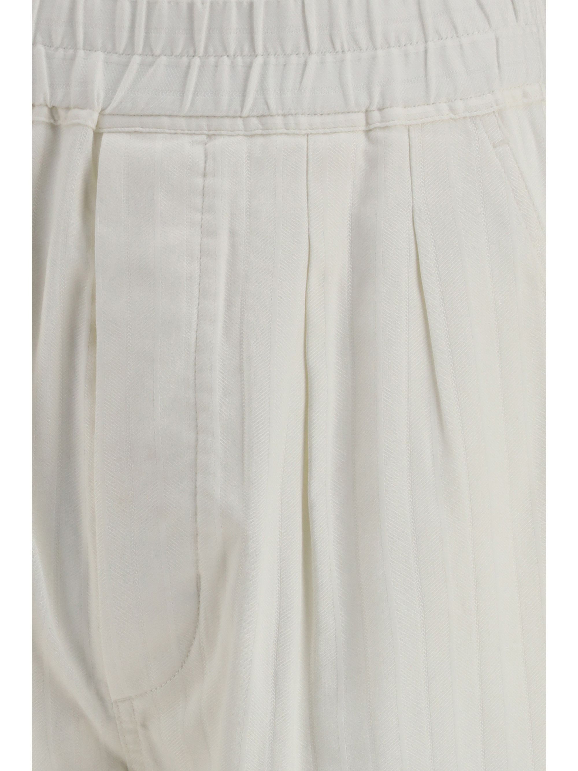 Tom Ford Herringbone Stripe Pleated Lounge Trousers Size US 31 - 3 Thumbnail