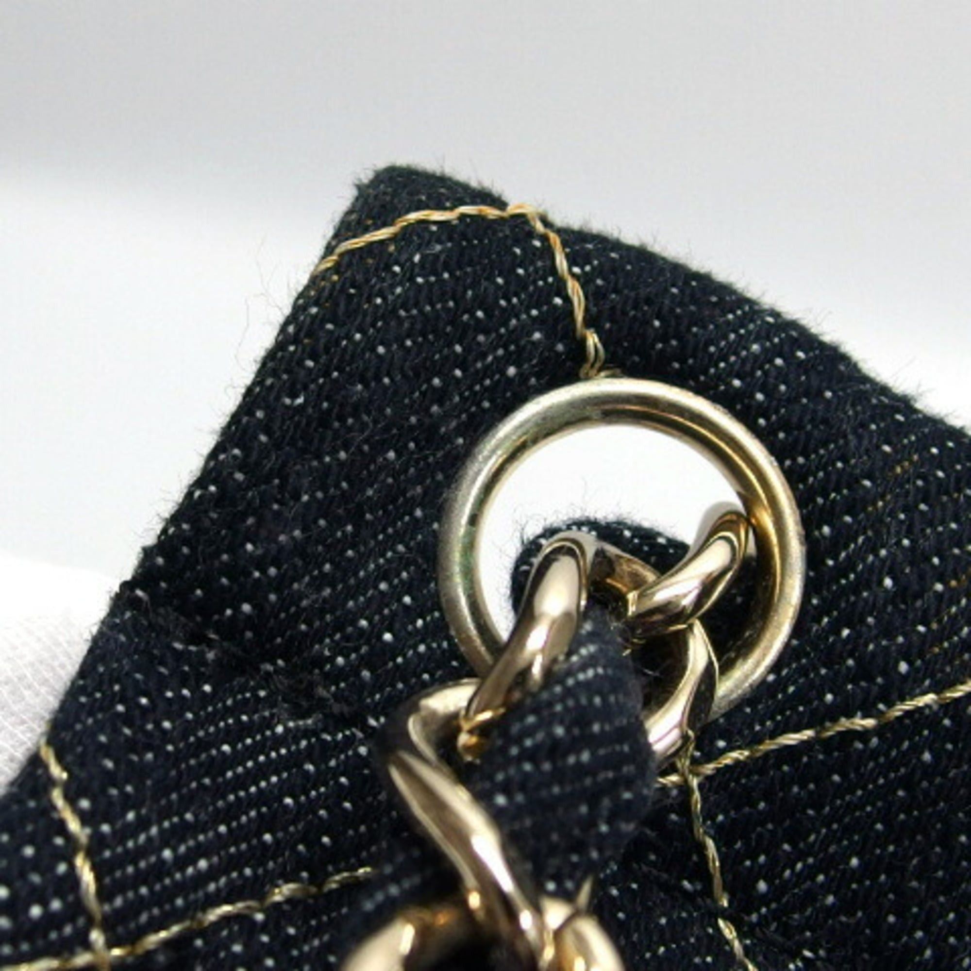 Chanel Chanel Matelasse Sparkling Denim Chain Shoulder Bag Indigo Unused Size ONE SIZE - 10 Thumbnail