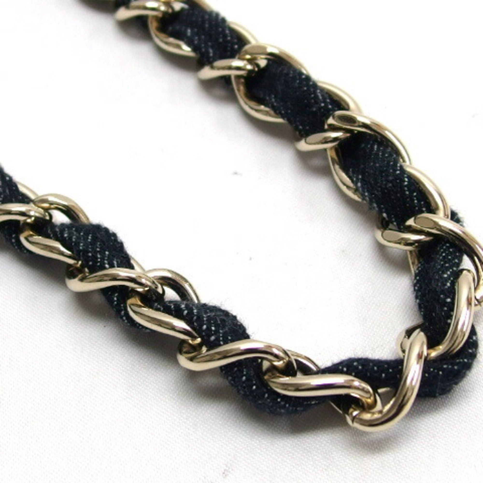 Chanel Chanel Matelasse Sparkling Denim Chain Shoulder Bag Indigo Unused Size ONE SIZE - 8 Thumbnail