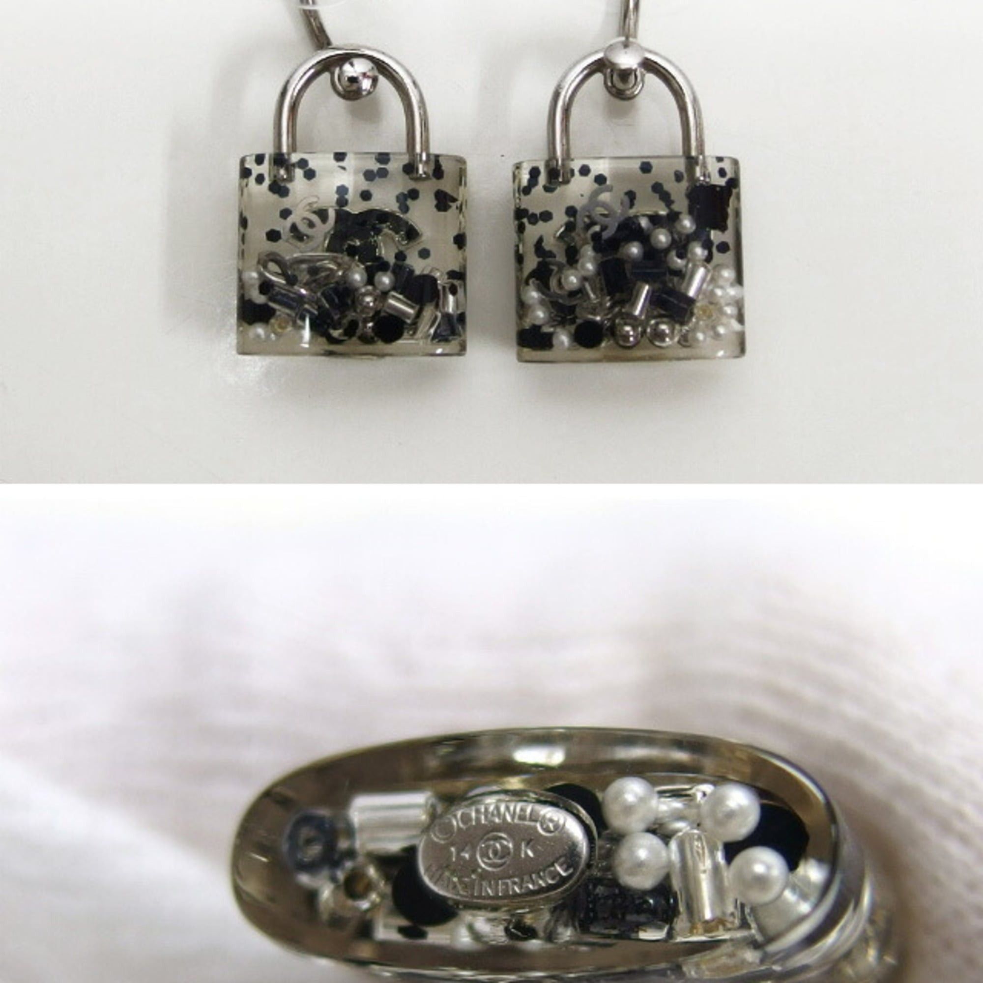 Chanel Chanel Cadena motif stud earrings 14K Coco mark Size ONE SIZE - 5 Thumbnail