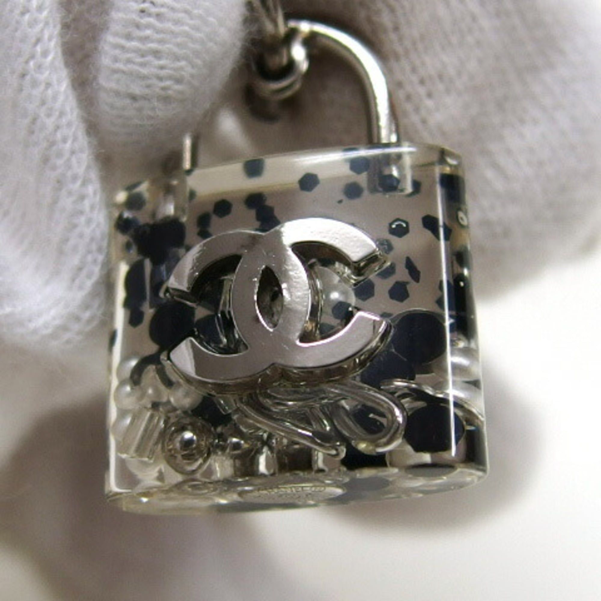 Chanel Chanel Cadena motif stud earrings 14K Coco mark Size ONE SIZE - 8 Thumbnail