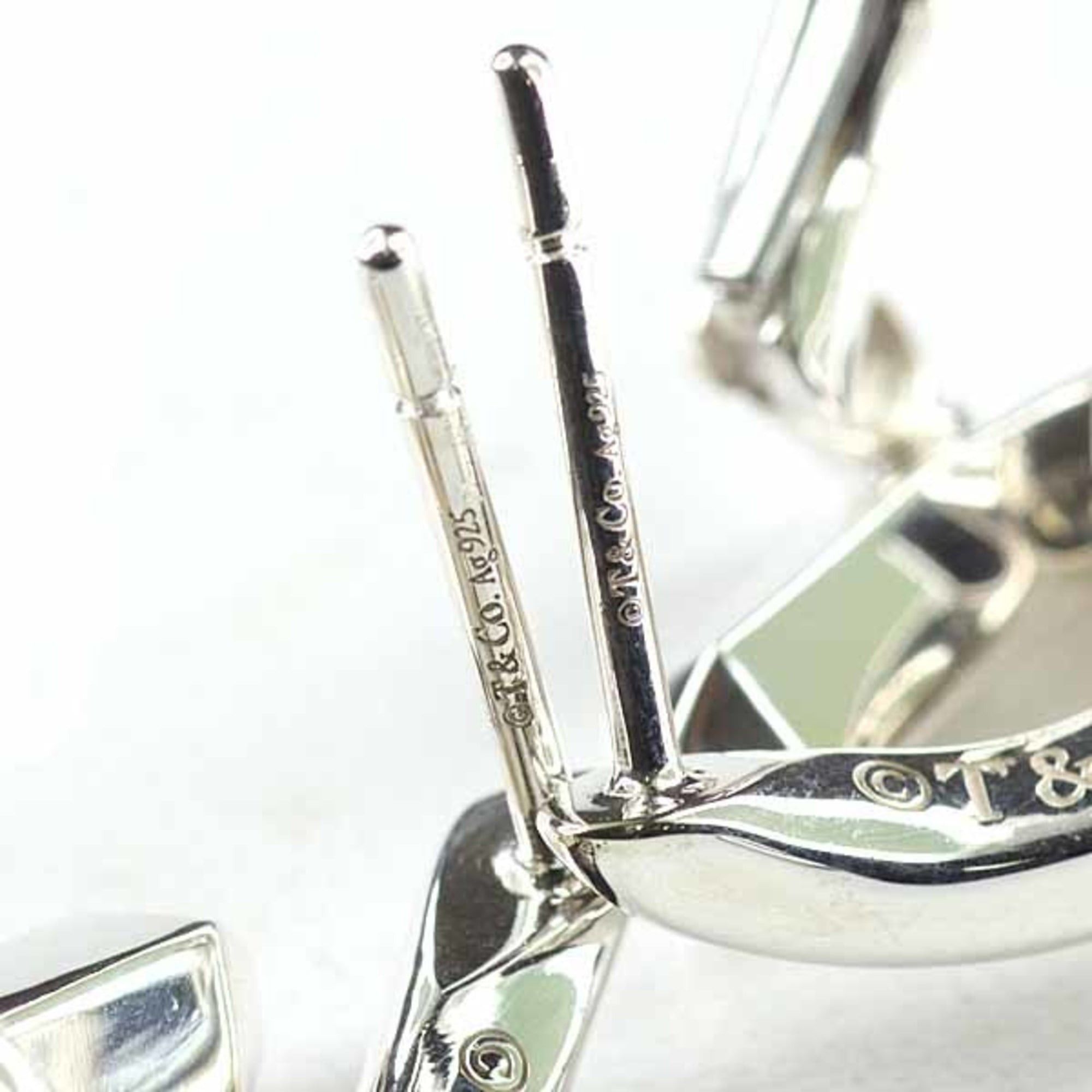 Tiffany & Co. TIFFANY & Co. Tiffany Forge Drop Link Earrings 72549899 High Polished Sterling Silver Ag925 Size ONE SIZE - 5 Thumbnail