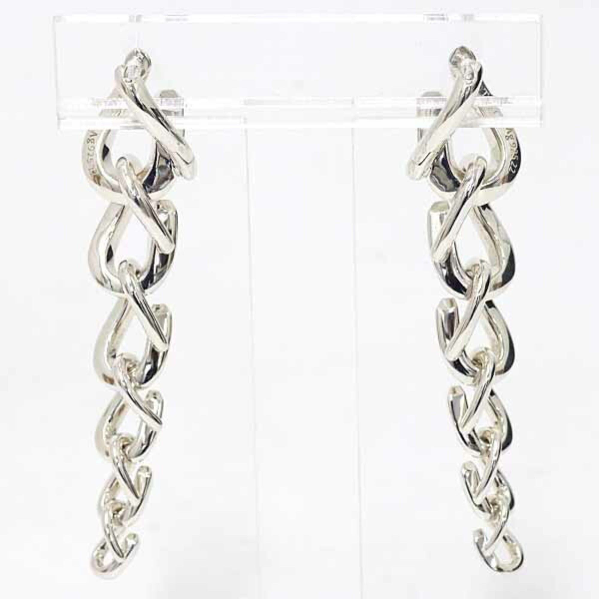 Tiffany & Co. TIFFANY & Co. Tiffany Forge Drop Link Earrings 72549899 High Polished Sterling Silver Ag925 Size ONE SIZE - 2 Thumbnail