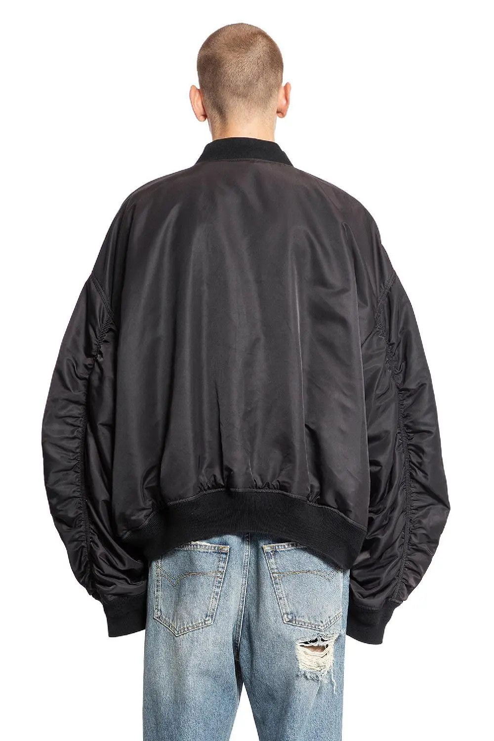 Balenciaga Boxing Varsity Jacket in Black Size US M / EU 48-50 / 2 - 5 Thumbnail