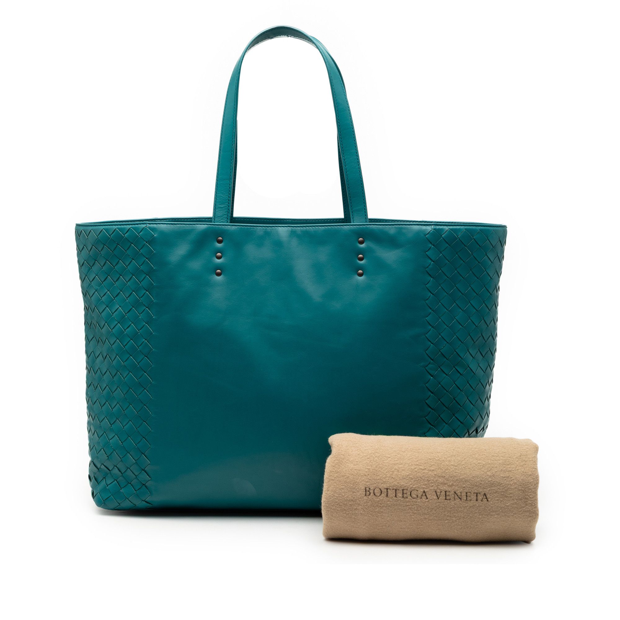 Bottega Veneta Bottega Veneta Intrecciato Trimmed Nappa Tote Size ONE SIZE - 8 Thumbnail