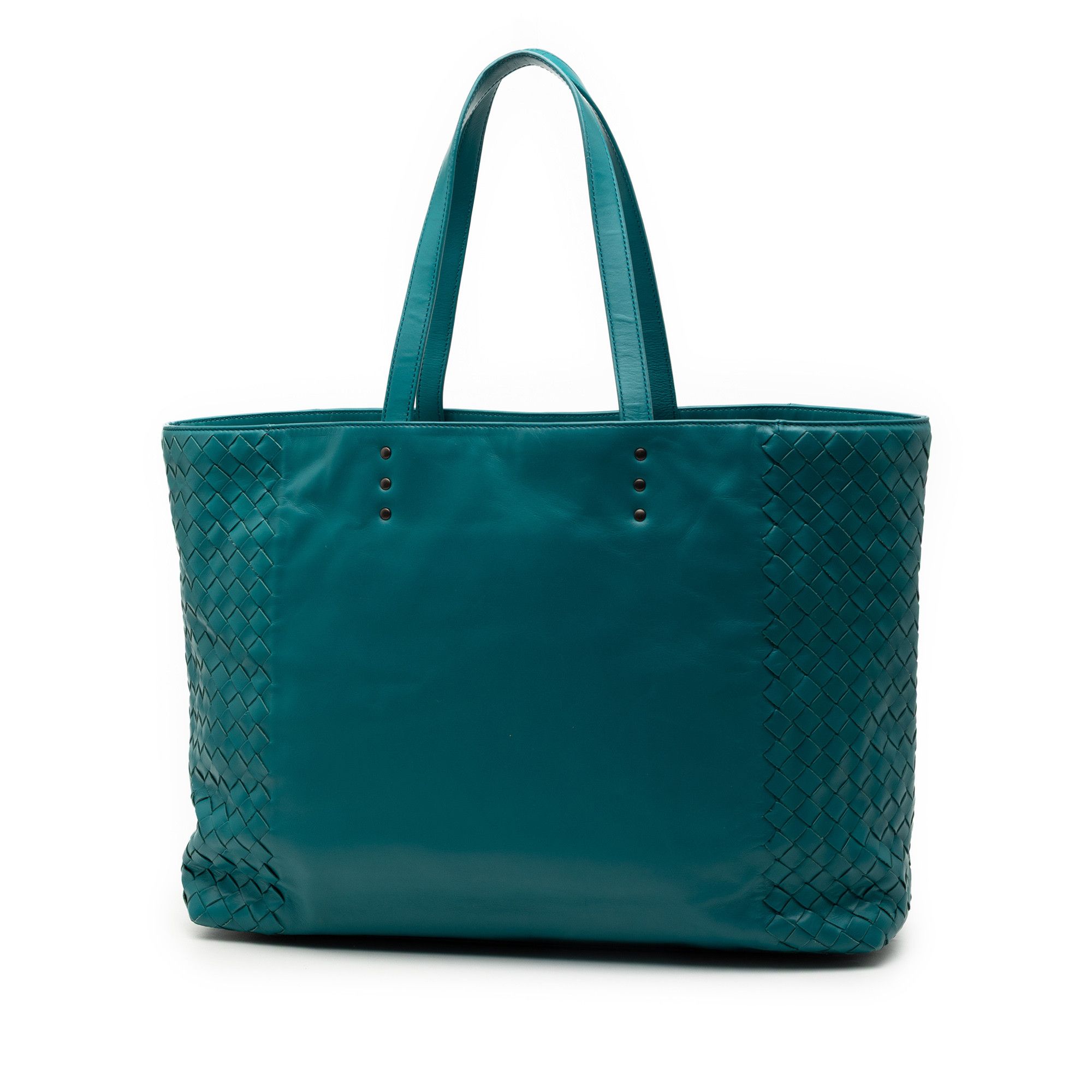 Bottega Veneta Bottega Veneta Intrecciato Trimmed Nappa Tote Size ONE SIZE - 2 Thumbnail