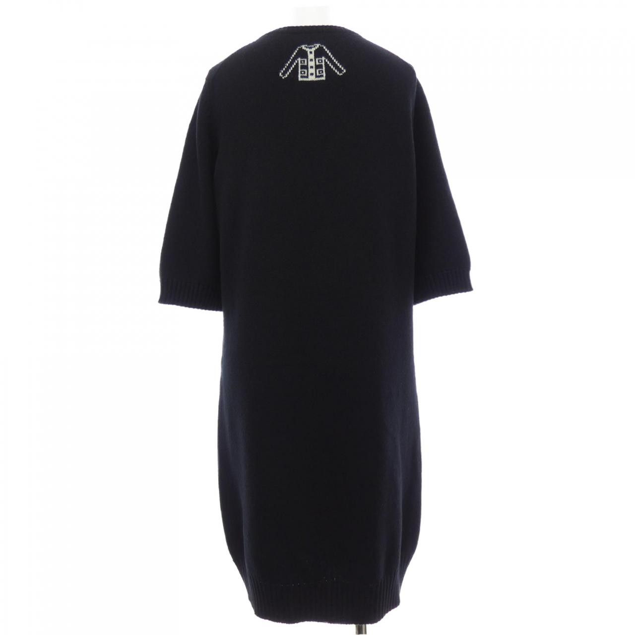 Chanel Chanel Chanel P34286K00951 08A Cashmere Dress Others Dresses P34286K00951 08A DUTY FREE for USA Size ONE SIZE - 2 Thumbnail