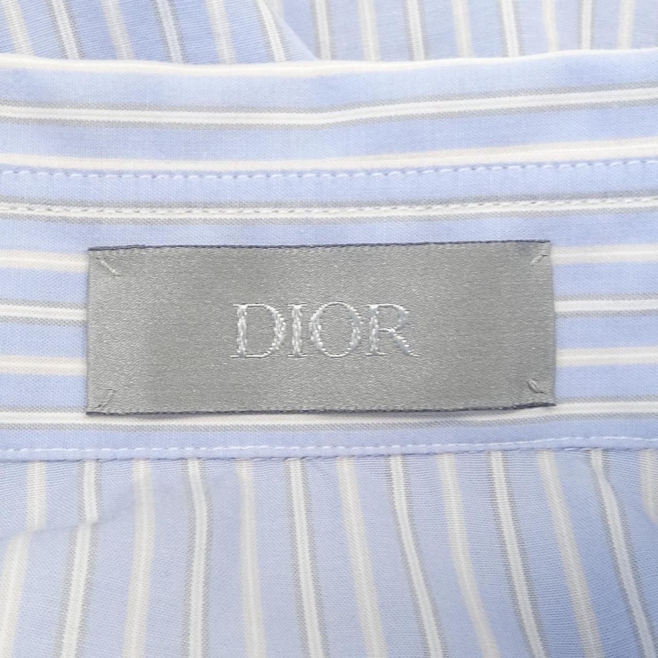 Dior Dior Dior S/S Shirt Cotton Dress Shirt 493C521B3040 DUTY FREE for USA Size ONE SIZE - 4 Thumbnail