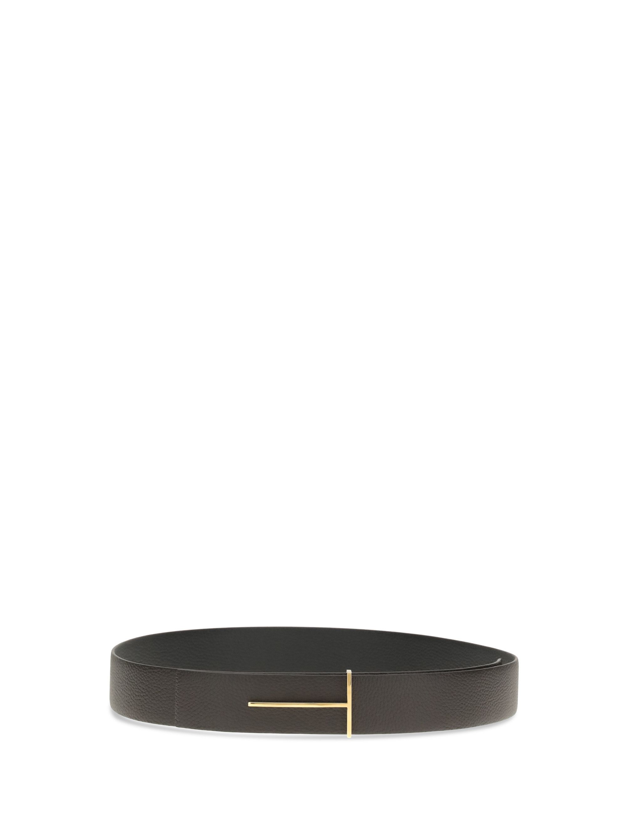 Tom Ford Grain Leather Slim T reversible Belt Size ONE SIZE - 2 Thumbnail