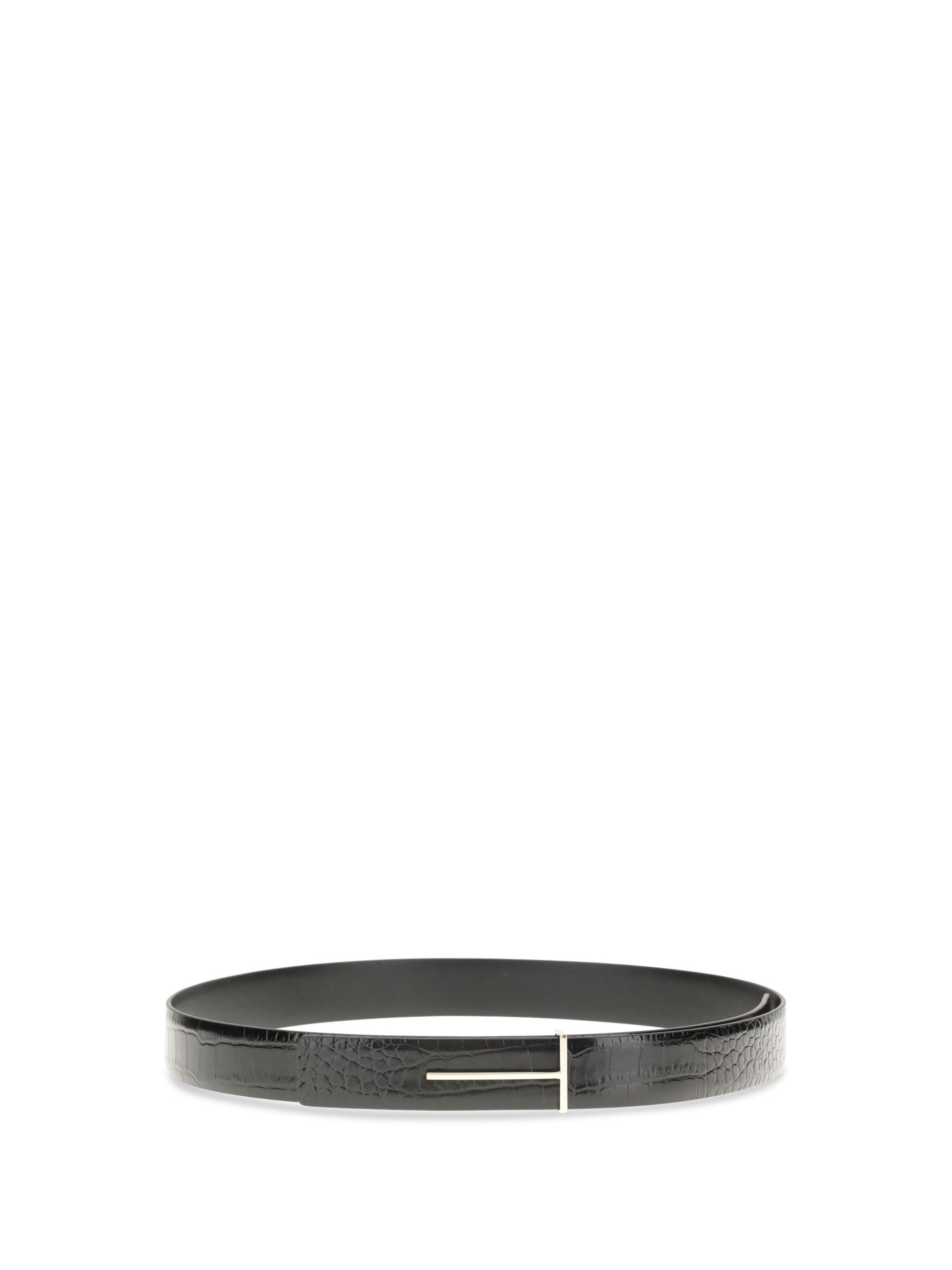 Tom Ford Crocodile-effect Belt Size ONE SIZE - 2 Thumbnail