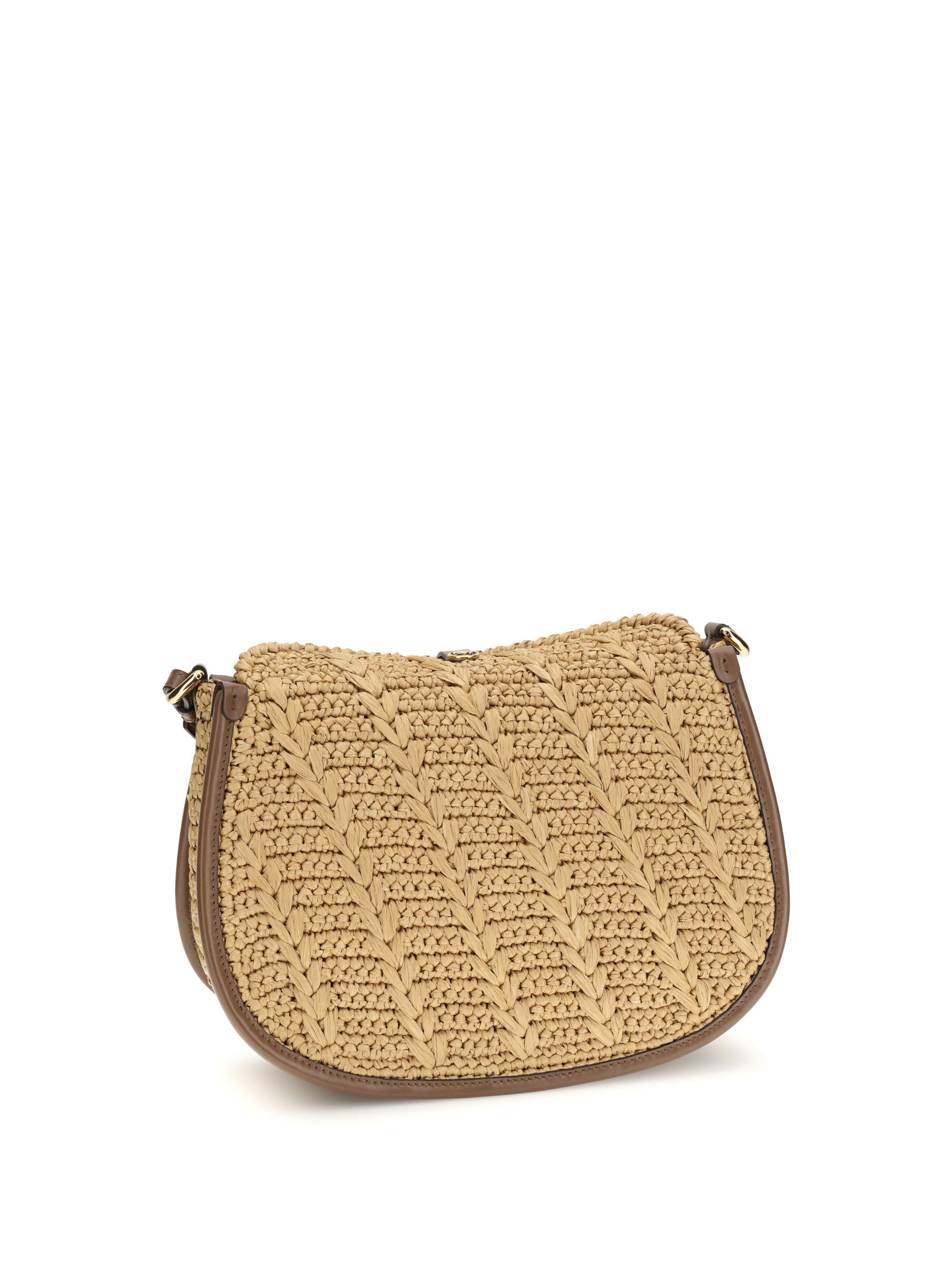 Etro Raffia crochet Pony Shoulder Bag Size ONE SIZE - 3 Thumbnail