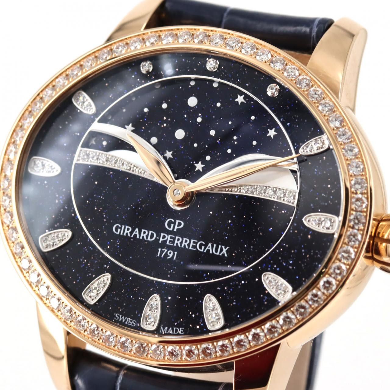 Other Other Girard-Perregaux Cat's Eye Celestial Pink Gold Watch Calfskin Automatic 80496D52A451-CK4A DUTY FREE for USA Size ONE SIZE - 3 Thumbnail