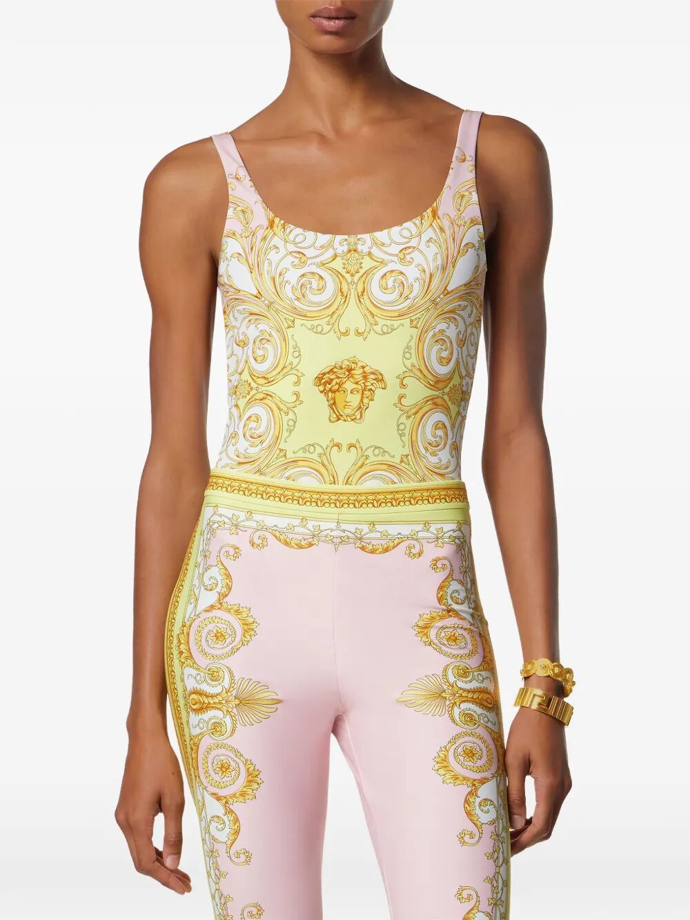 Versace SWIMSUIT PRINTED RECYCLED LYCRA Size L / US 10 / IT 46 - 5 Thumbnail