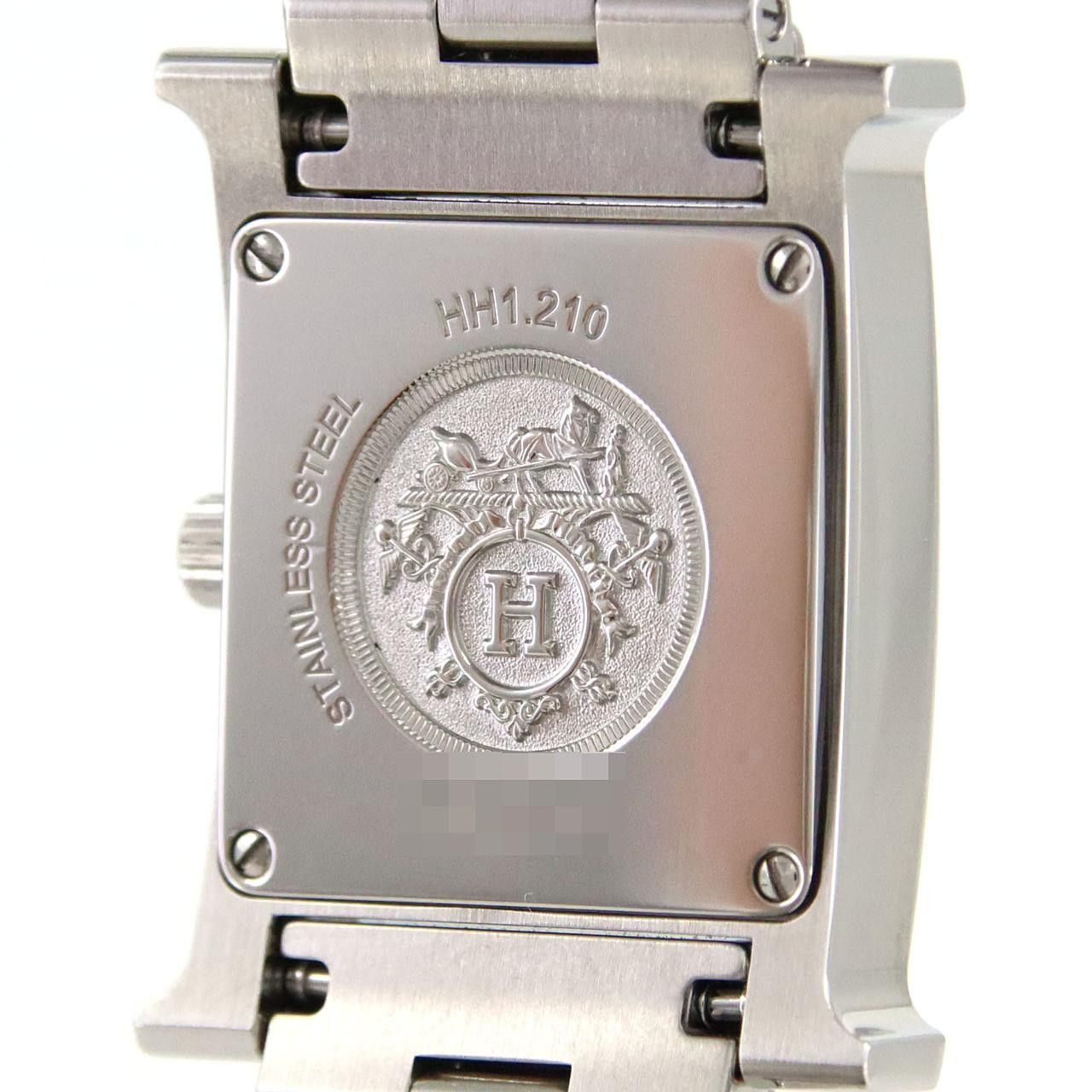 Hermes Hermes Hermès H Watch HH1.210 Stainless Steel Metal Quartz DUTY FREE for USA Size ONE SIZE - 6 Thumbnail