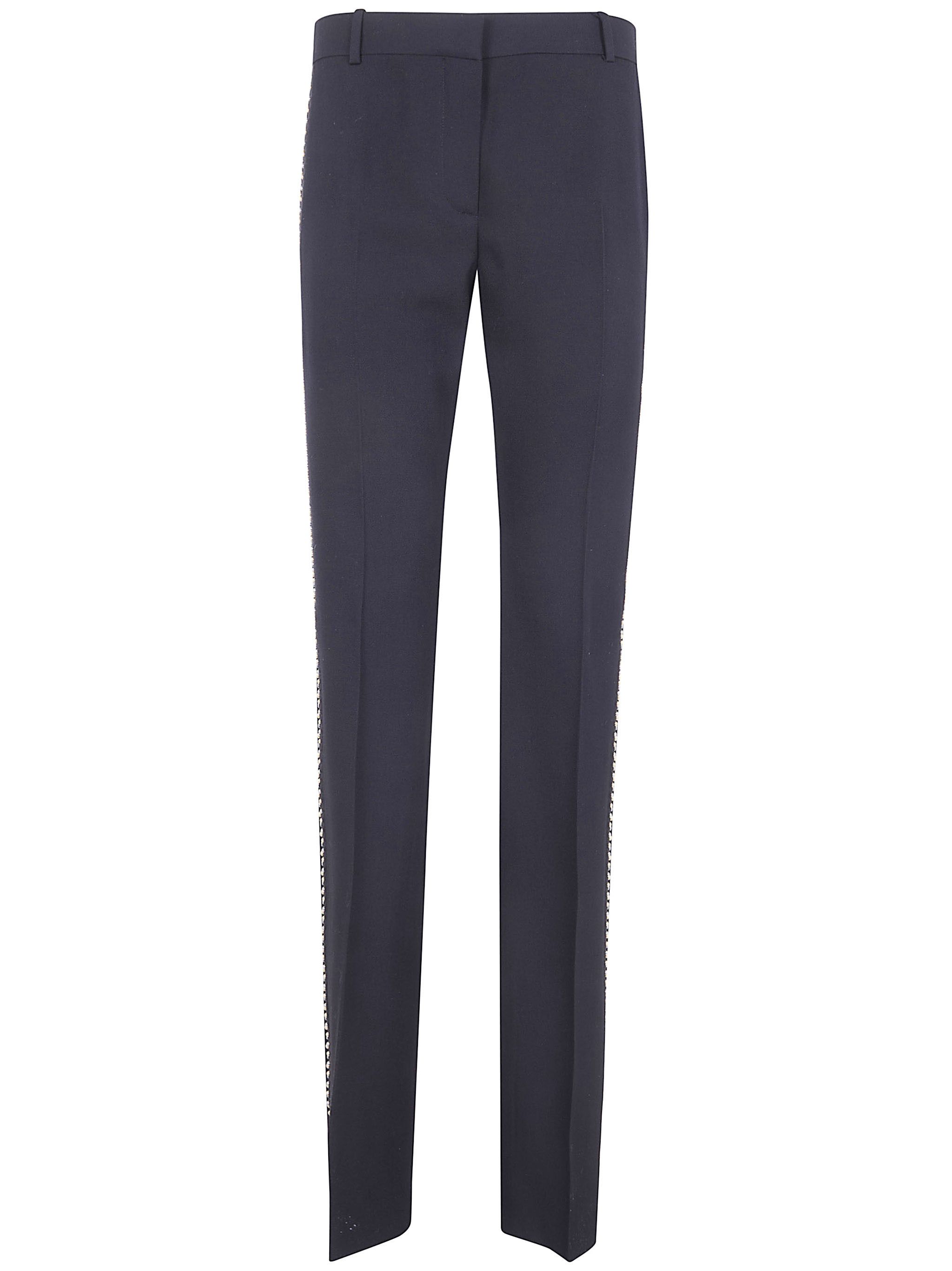 Versace EVENING PANT RESPONSIBLE WOOL GRAIN DI POUDRE SOFTER HAND Size 28" / US 6 / IT 42 - 6 Thumbnail