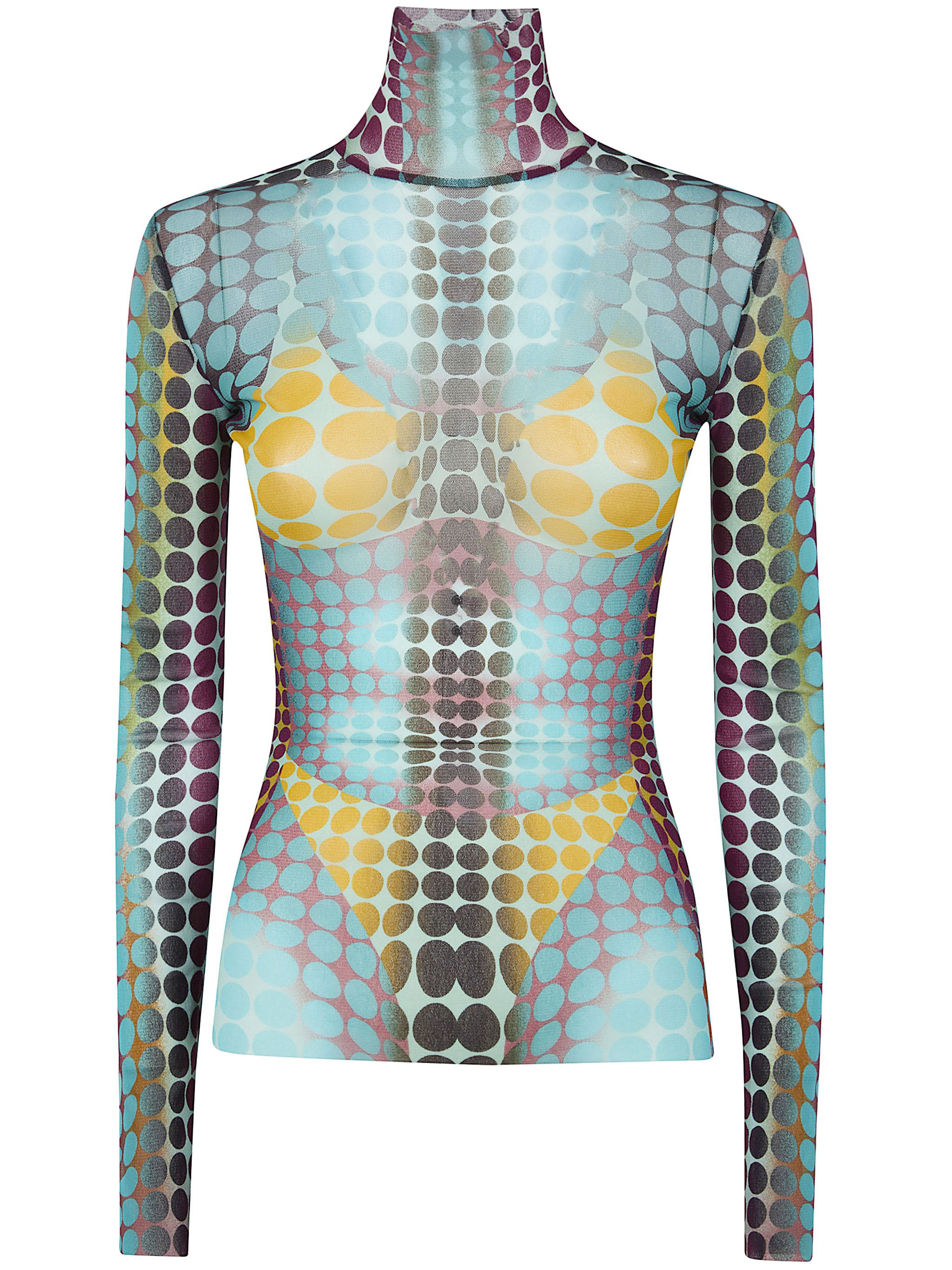 Jean Paul Gaultier "RE-EDITION : HIGH NECK" WITH LONG SLEEVES Size XS / US 0-2 / IT 36-38 - 5 Thumbnail