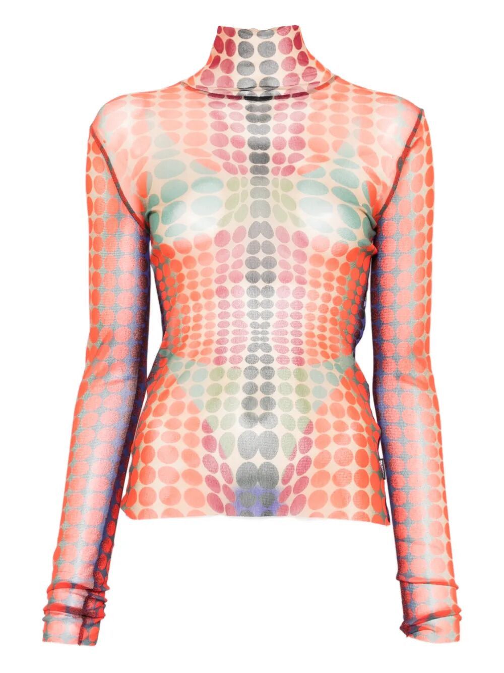 Jean Paul Gaultier "RE-EDITION : HIGH NECK" WITH LONG SLEEVES Size M / US 6-8 / IT 42-44 - 4 Thumbnail