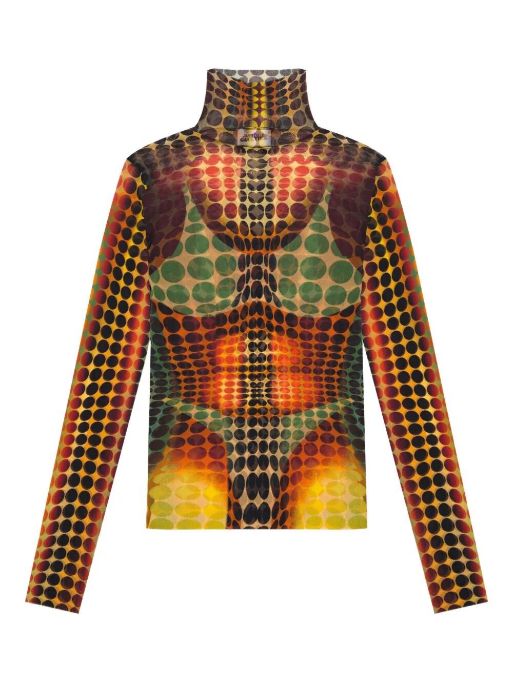 Jean Paul Gaultier "RE-EDITION : HIGH NECK" WITH LONG SLEEVES Size M / US 6-8 / IT 42-44 - 4 Thumbnail