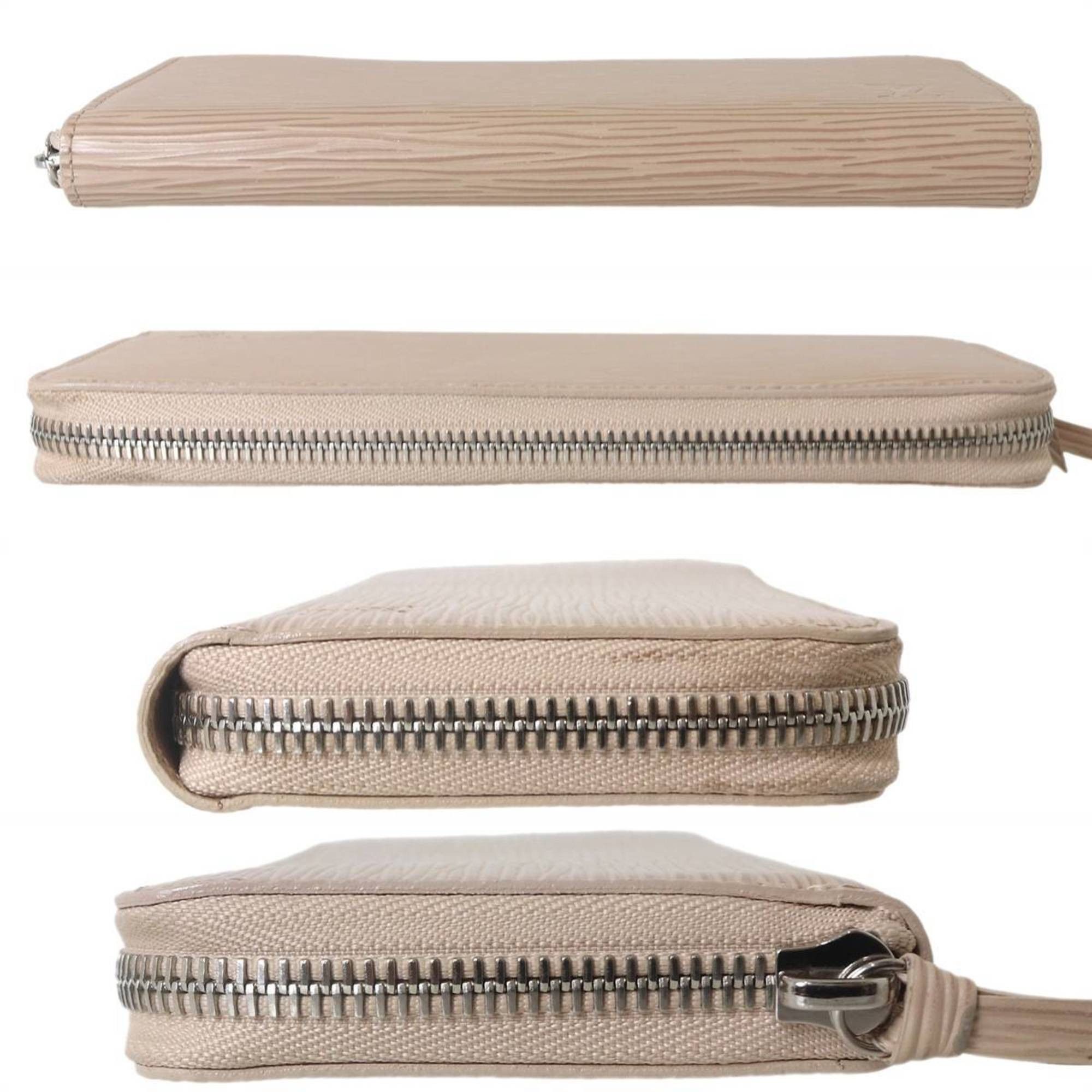 Louis Vuitton LOUIS VUITTON Portefeuille Clemence Long Wallet in Epi Leather, Beige Pink, M60916 MI1116 Size ONE SIZE - 4 Thumbnail