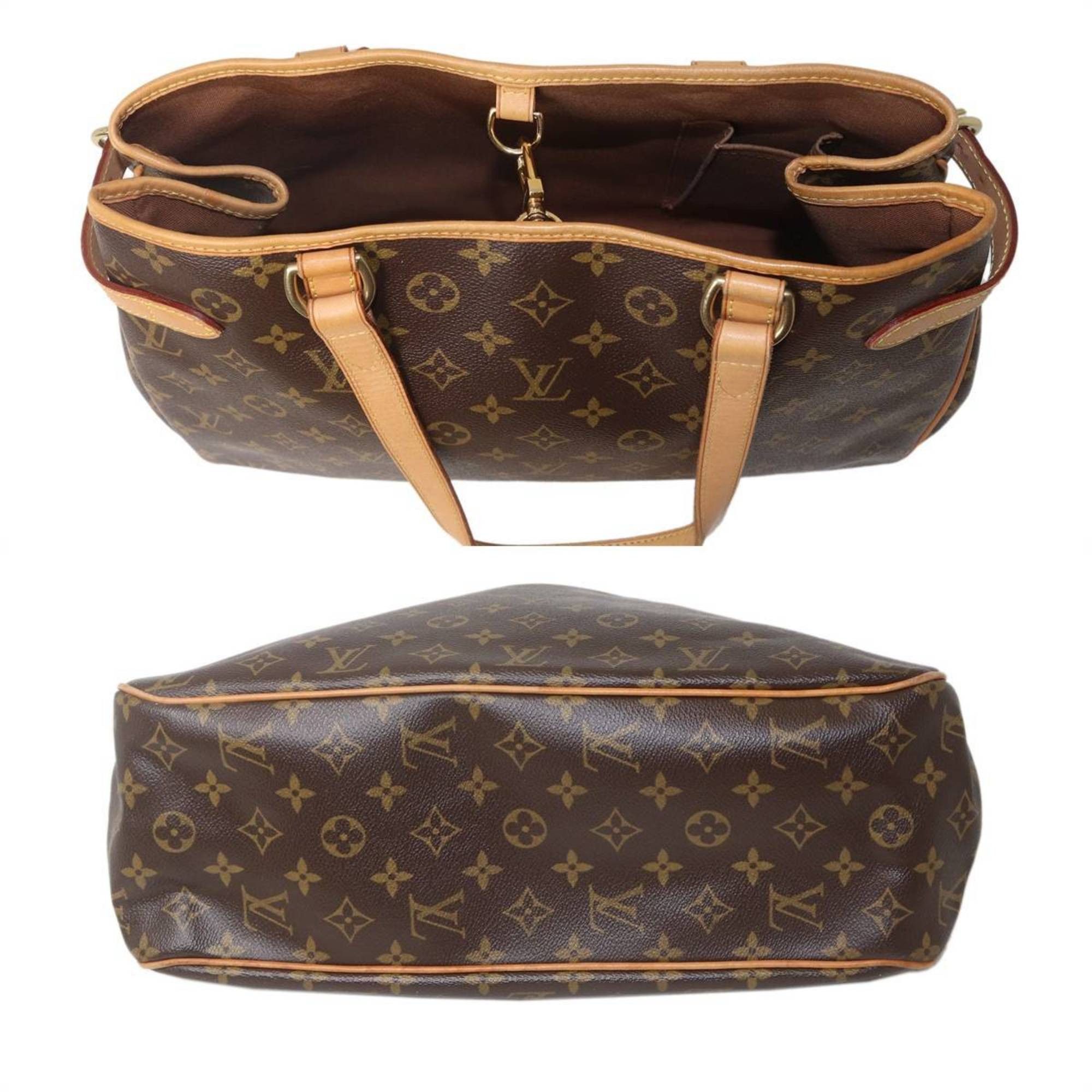 Louis Vuitton LOUIS VUITTON Batignolles Horizontal Tote Bag Monogram Brown M51154 AR1005 Size ONE SIZE - 5 Thumbnail