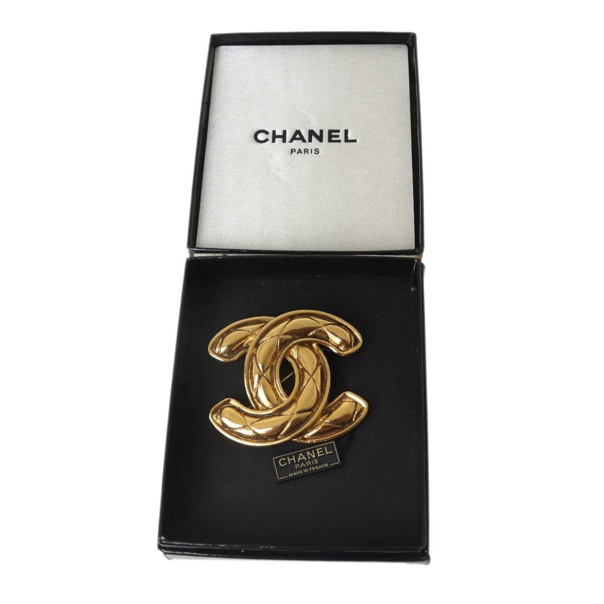 Other CHANEL Coco Mark Brooch Gold Size ONE SIZE - 9 Thumbnail