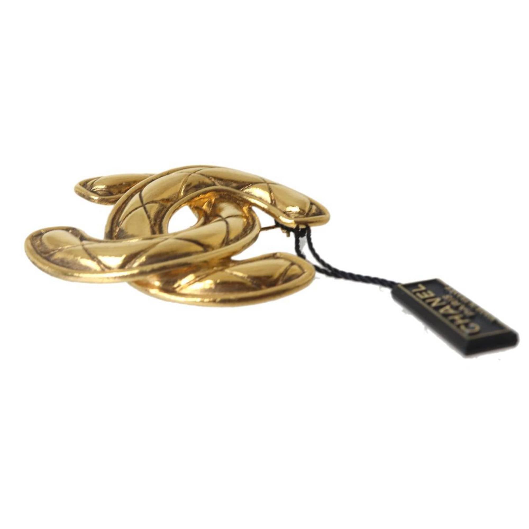 Other CHANEL Coco Mark Brooch Gold Size ONE SIZE - 2 Thumbnail