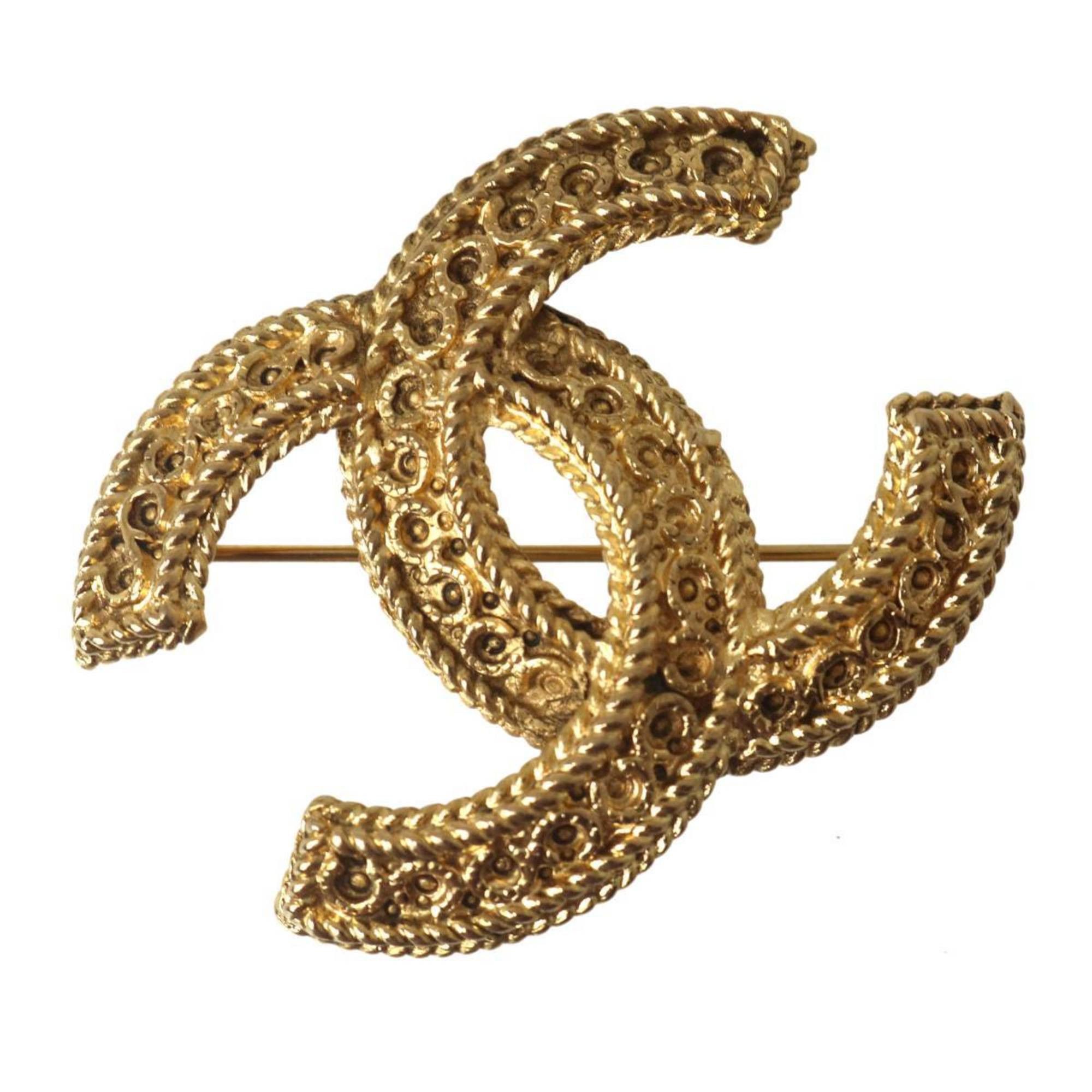 Other CHANEL Coco Mark Brooch 1108 Gold Size ONE SIZE - 3 Thumbnail