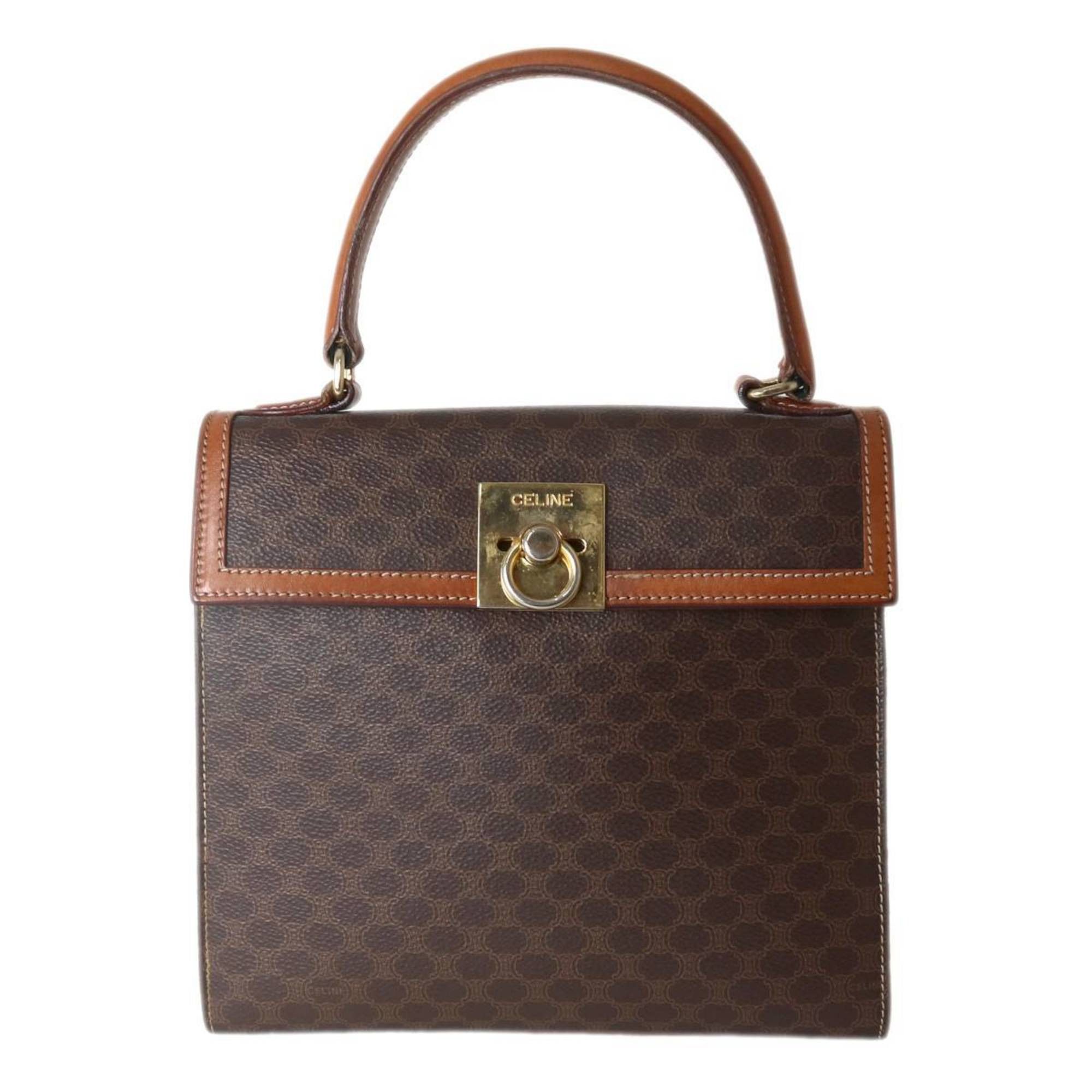 Celine Celine Macadam Brown M14 Handbag in PVC and Leather Size ONE SIZE - 2 Thumbnail