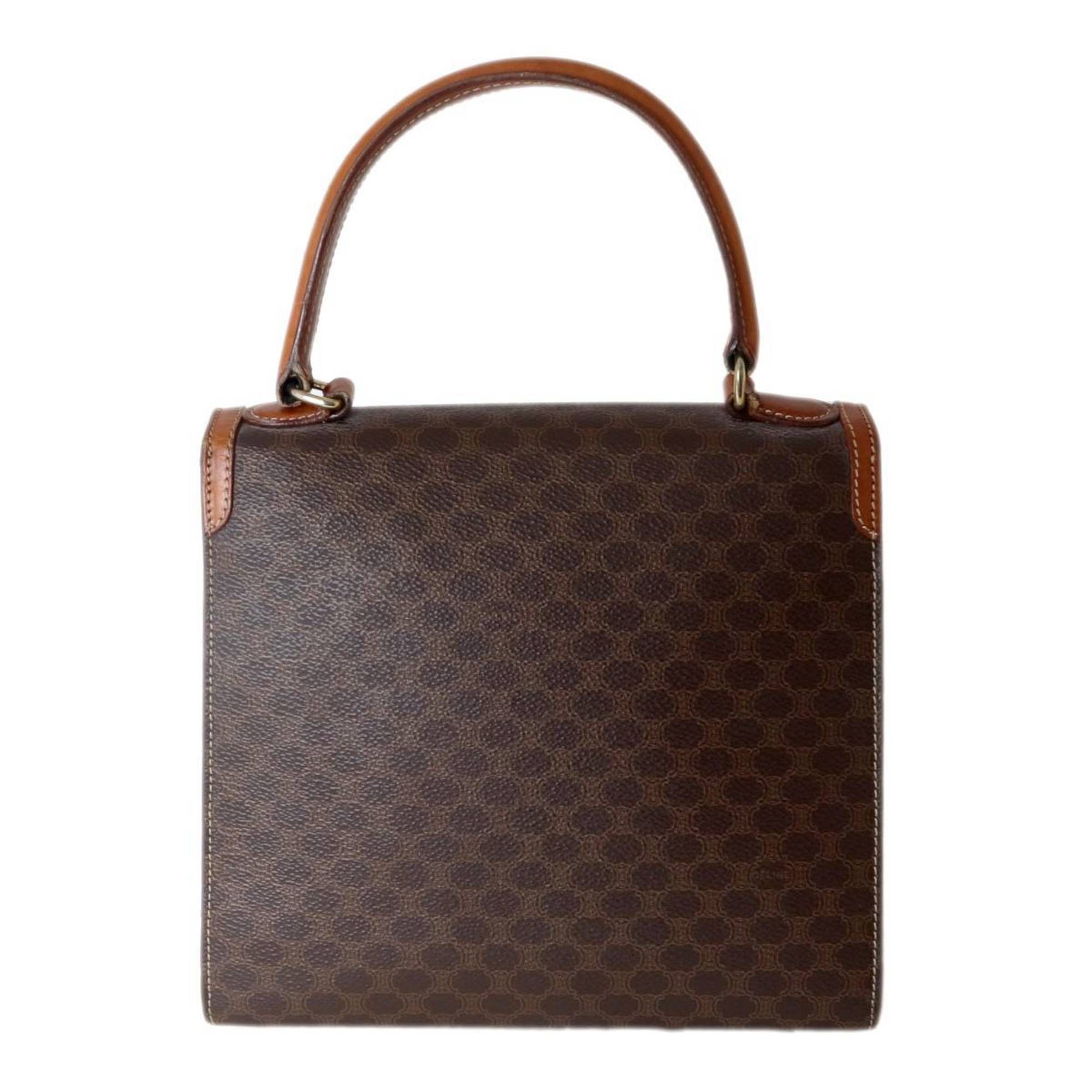 Celine Celine Macadam Brown M14 Handbag in PVC and Leather Size ONE SIZE - 3 Thumbnail