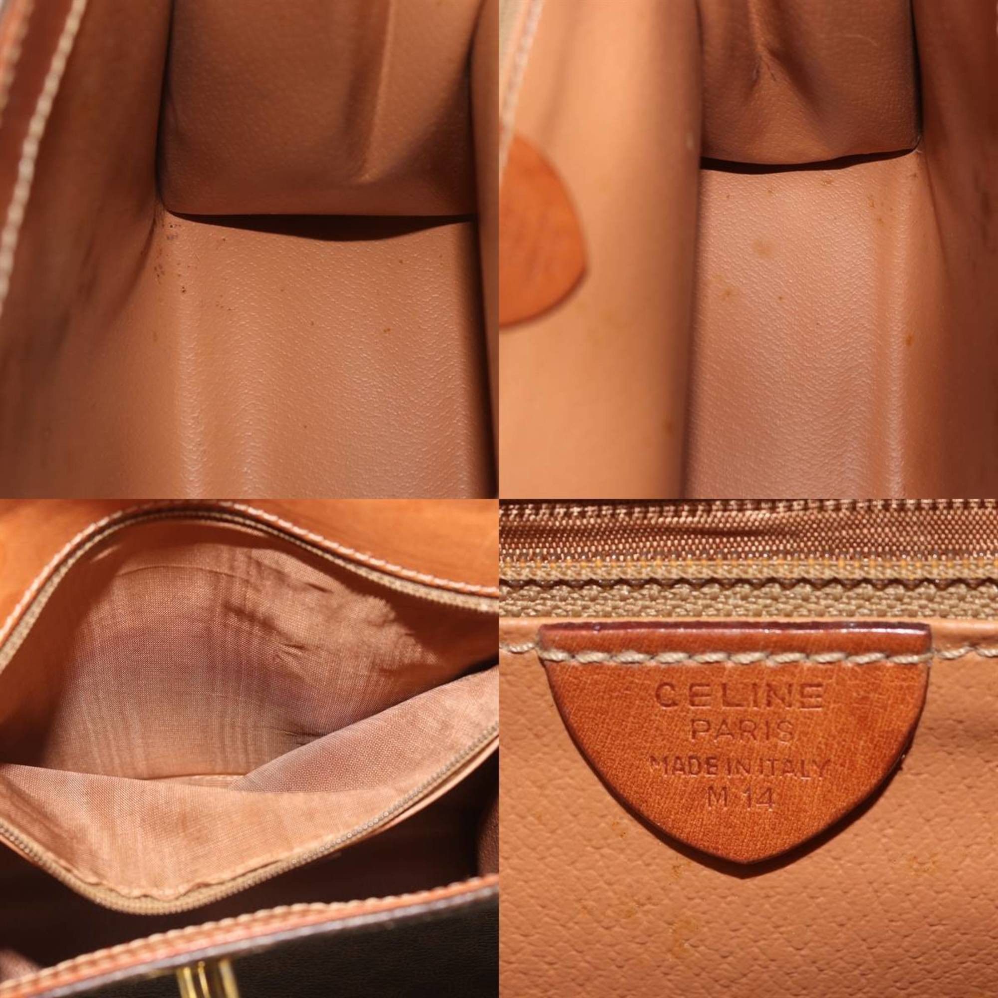 Celine Celine Macadam Brown M14 Handbag in PVC and Leather Size ONE SIZE - 10 Thumbnail