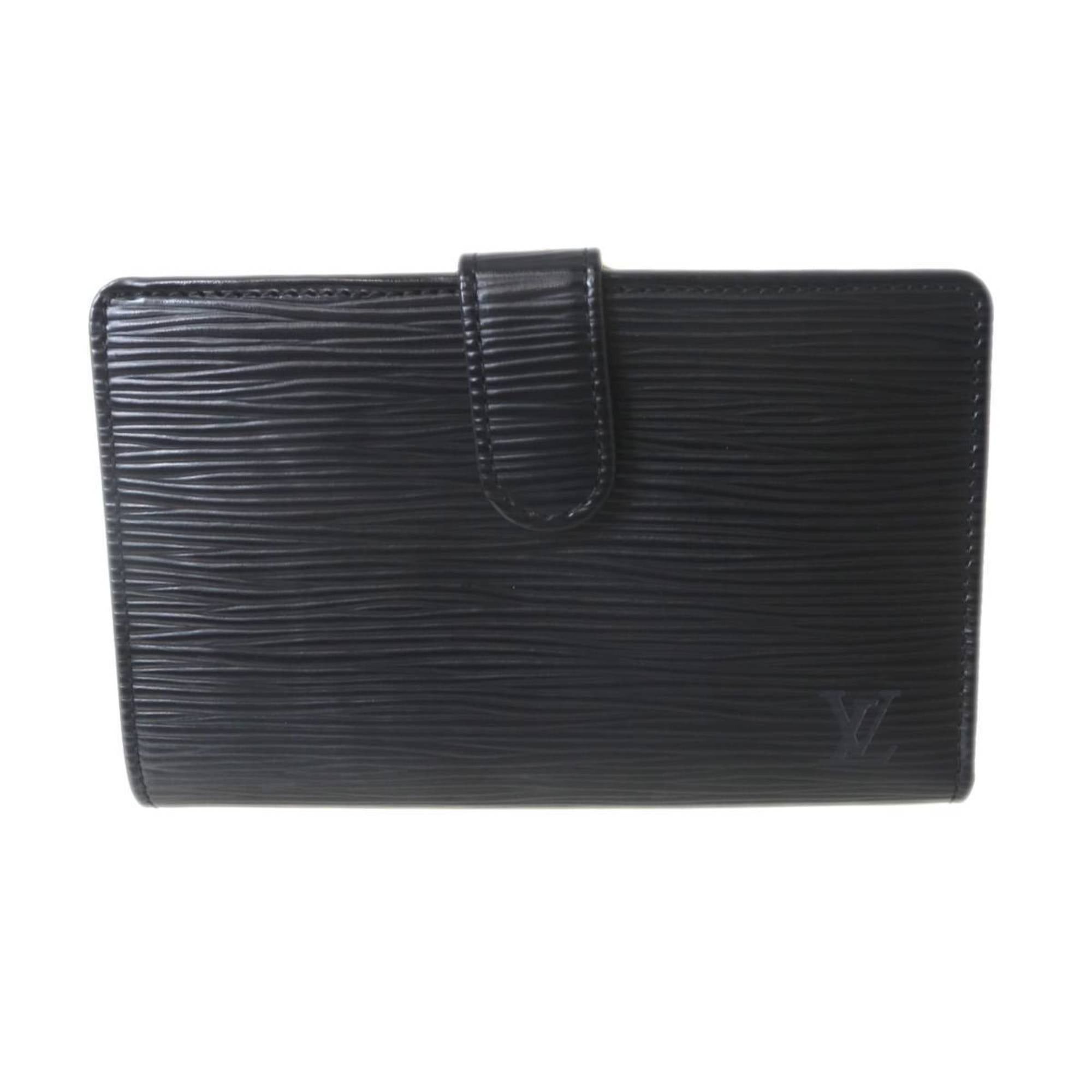 Louis Vuitton Louis Vuitton Porte Monnaie Bi-fold Wallet Epi Leather Noir M63242 MI0025 Size ONE SIZE - 2 Thumbnail