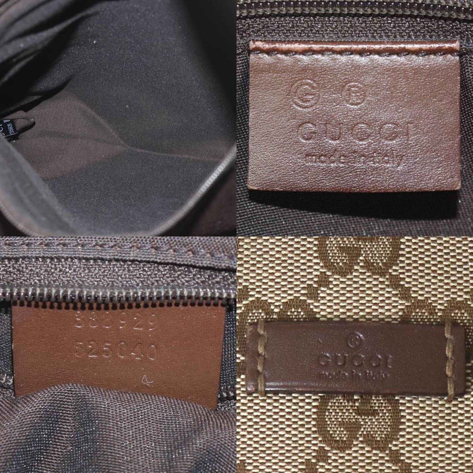 Gucci GUCCI GG Beige Tote Bag 388929 52540 Jacquard and Leather Size ONE SIZE - 10 Thumbnail