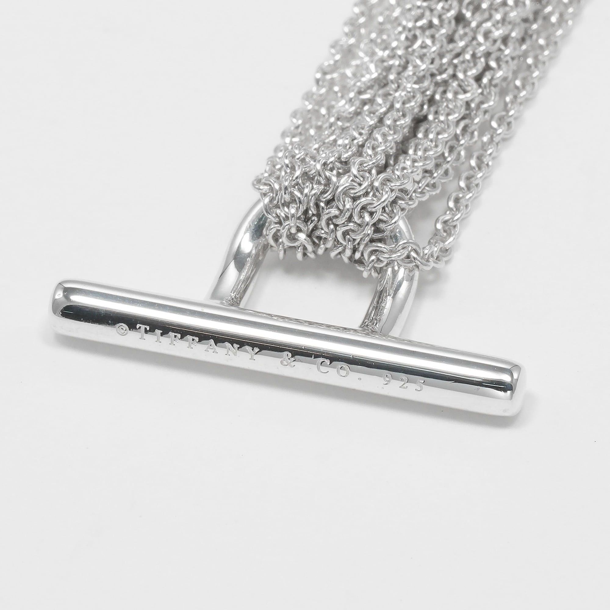 Tiffany & Co. Tiffany & Co. Open Heart Toggle Bracelet, wrist circumference approximately 16.8cm, silver 925, 33.9g, Toggle, women's Size ONE SIZE - 8 Thumbnail