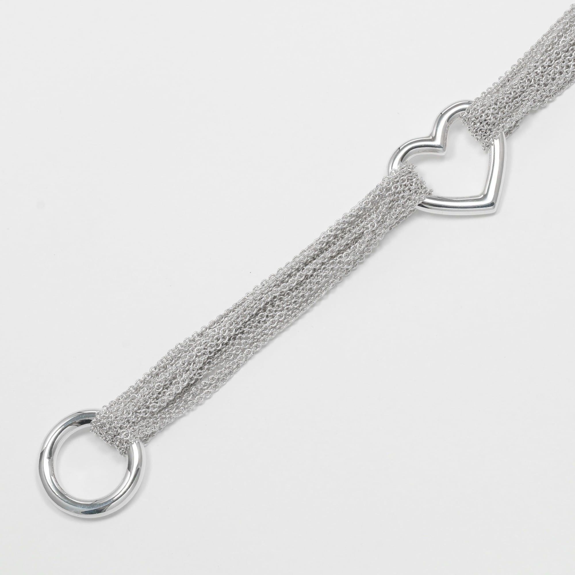 Tiffany & Co. Tiffany & Co. Open Heart Toggle Bracelet, wrist circumference approximately 16.8cm, silver 925, 33.9g, Toggle, women's Size ONE SIZE - 5 Thumbnail