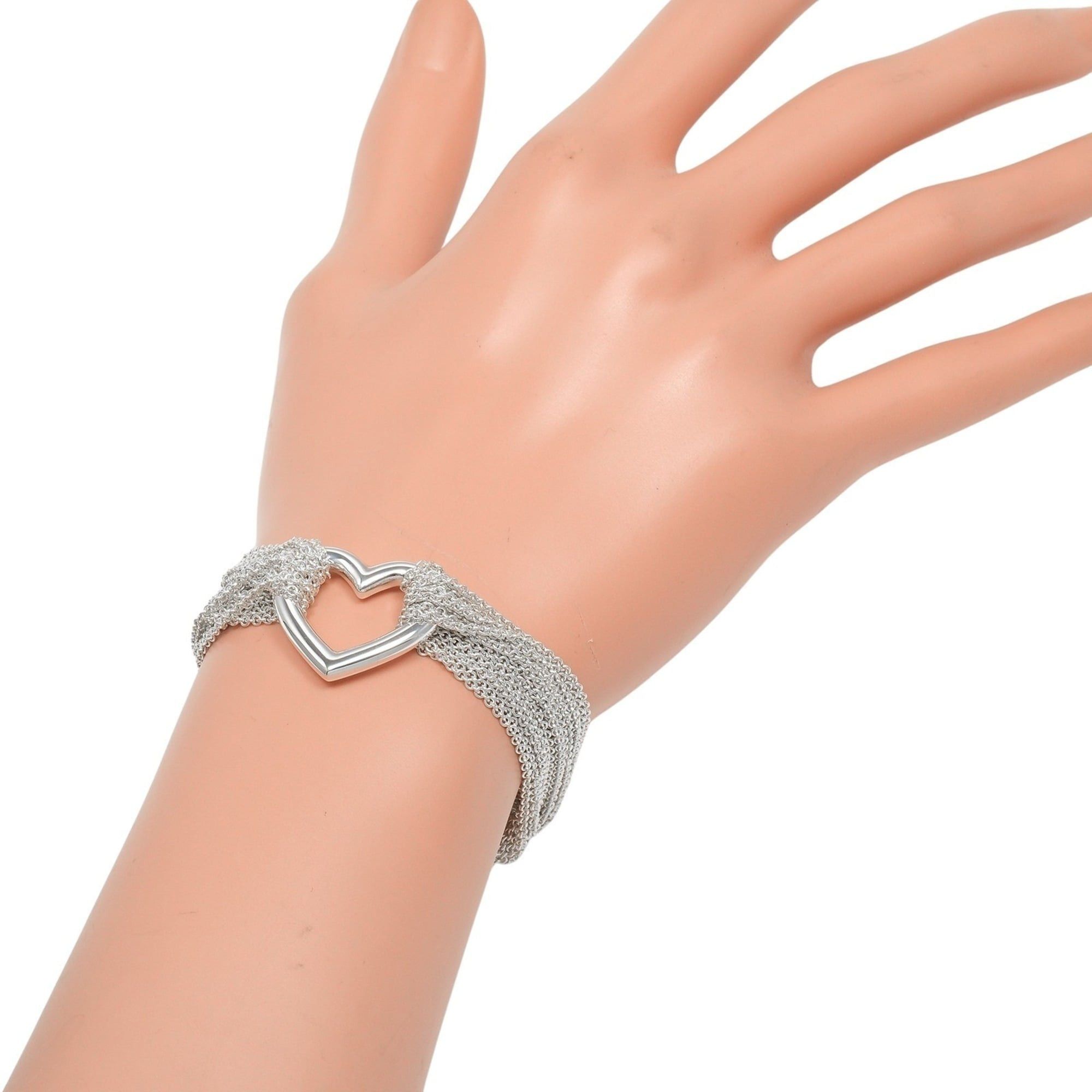 Tiffany & Co. Tiffany & Co. Open Heart Toggle Bracelet, wrist circumference approximately 16.8cm, silver 925, 33.9g, Toggle, women's Size ONE SIZE - 2 Thumbnail