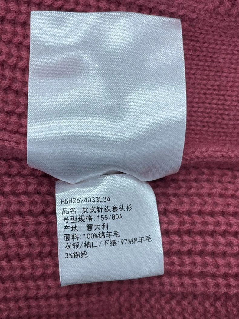 Hermes Hermes Pink Logo Collar Sweater Size US M / EU 48-50 / 2 - 5 Thumbnail