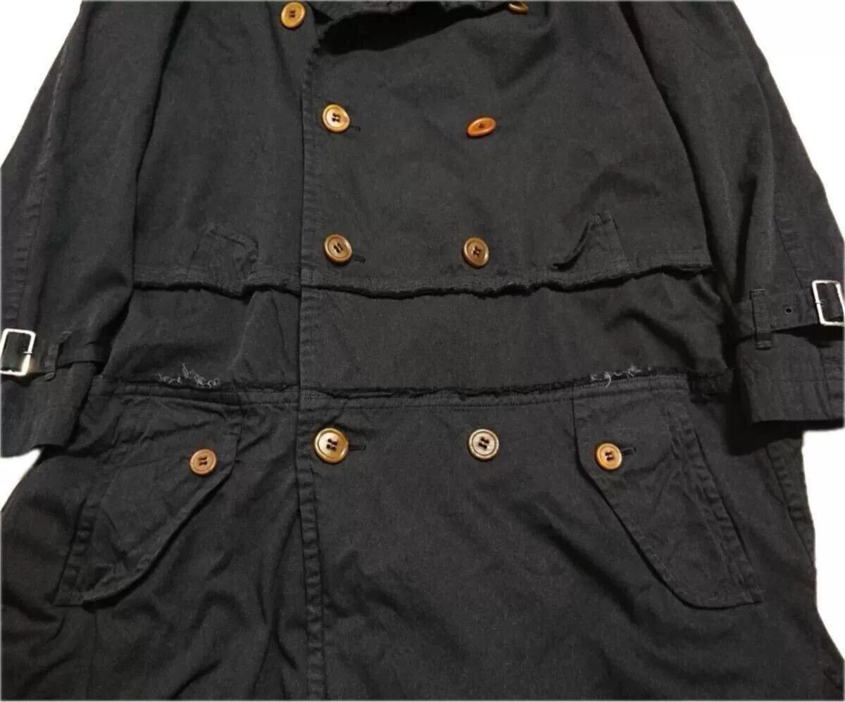 Comme des Garcons Comme des Garcons Black Trench Coat Size US M / EU 48-50 / 2 - 4 Thumbnail